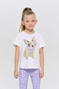 Doggy T-shirt with crystals