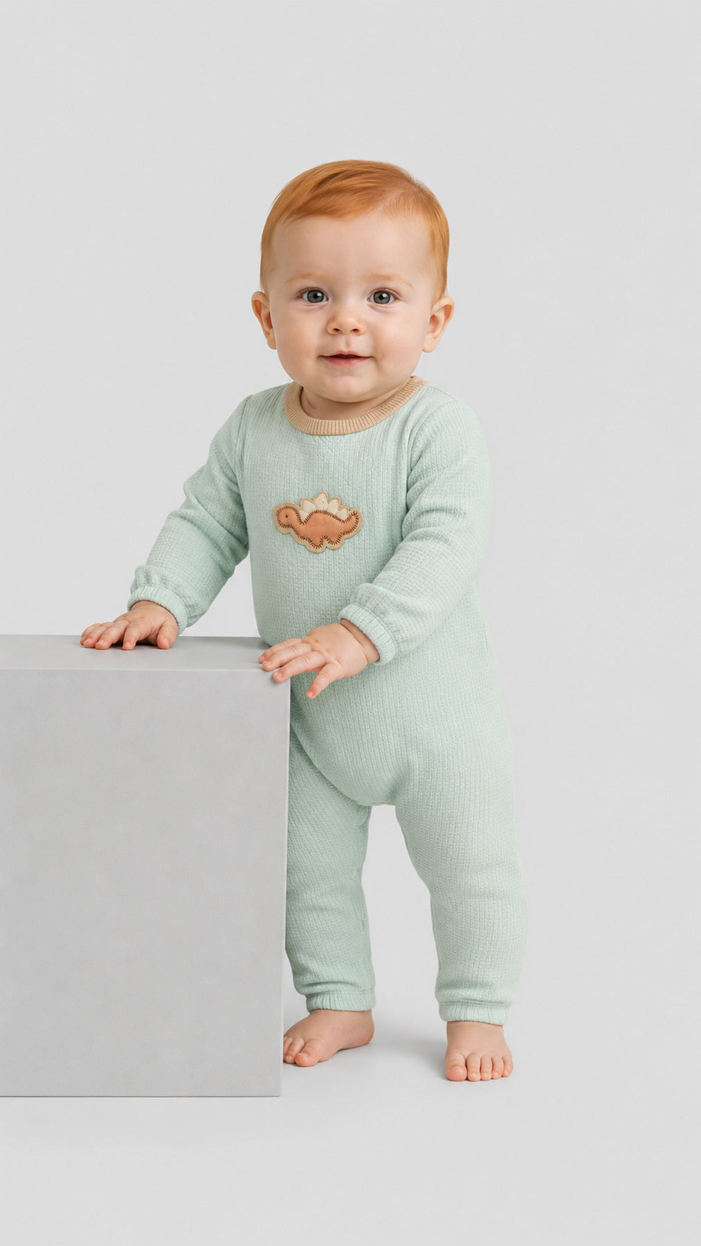 Dinosaur Applique Overall