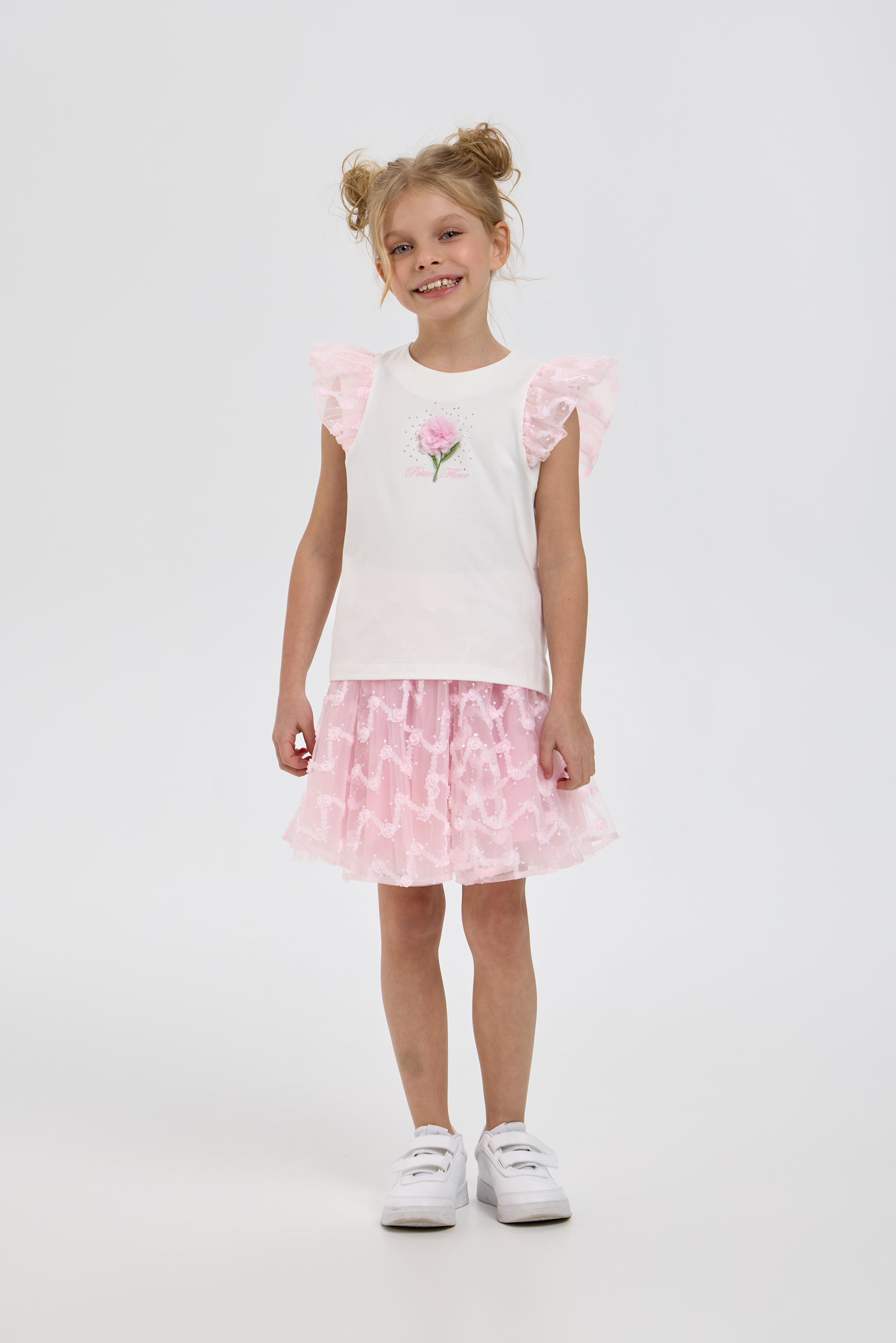 Charmin Decorated Set (Blouse and Skirt)