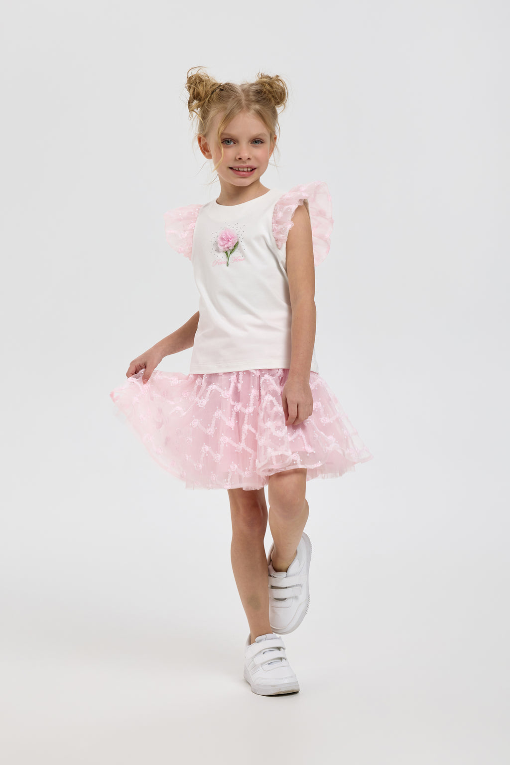 Charmin Decorated Set (Blouse and Skirt)