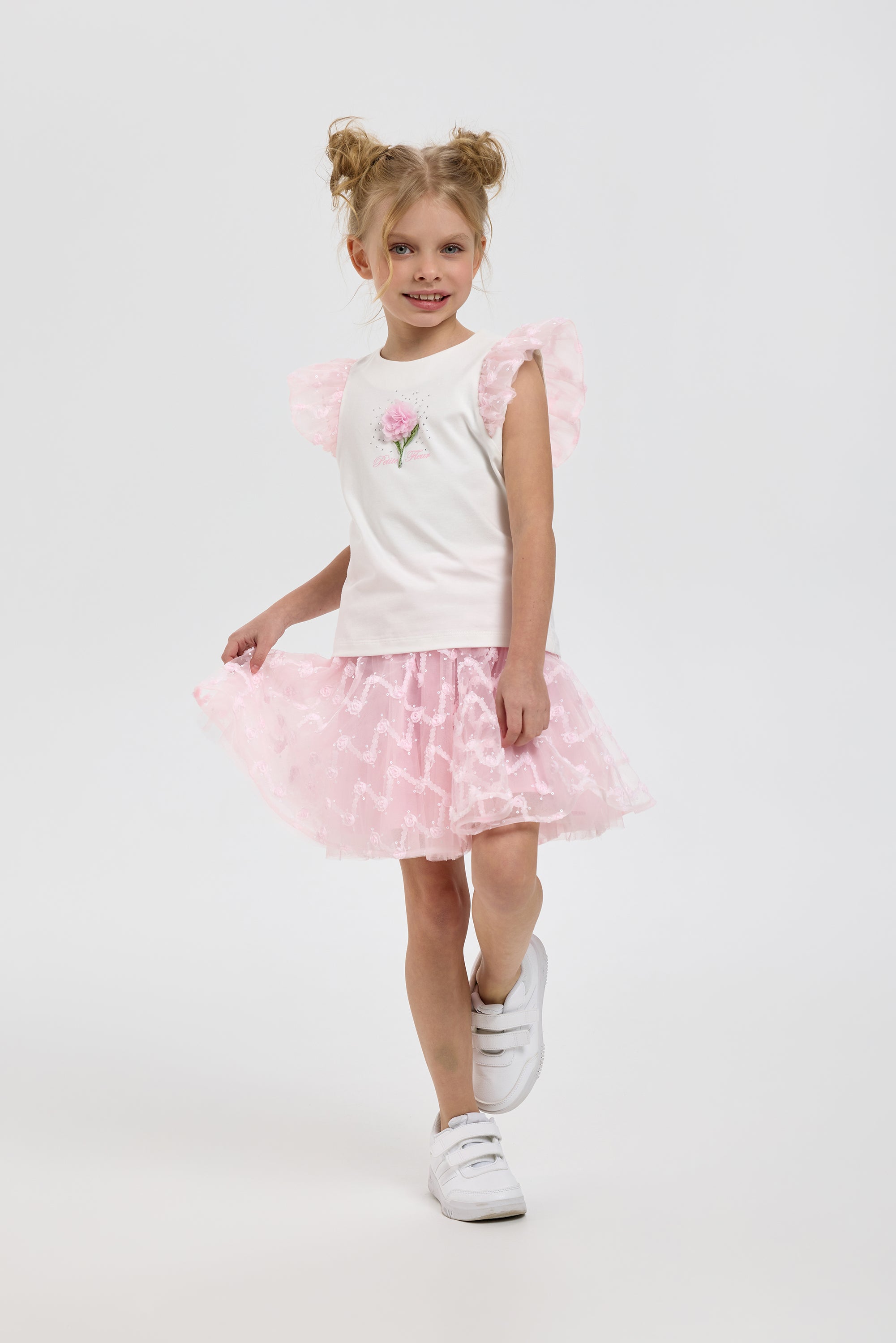 Charmin Decorated Set (Blouse and Skirt)