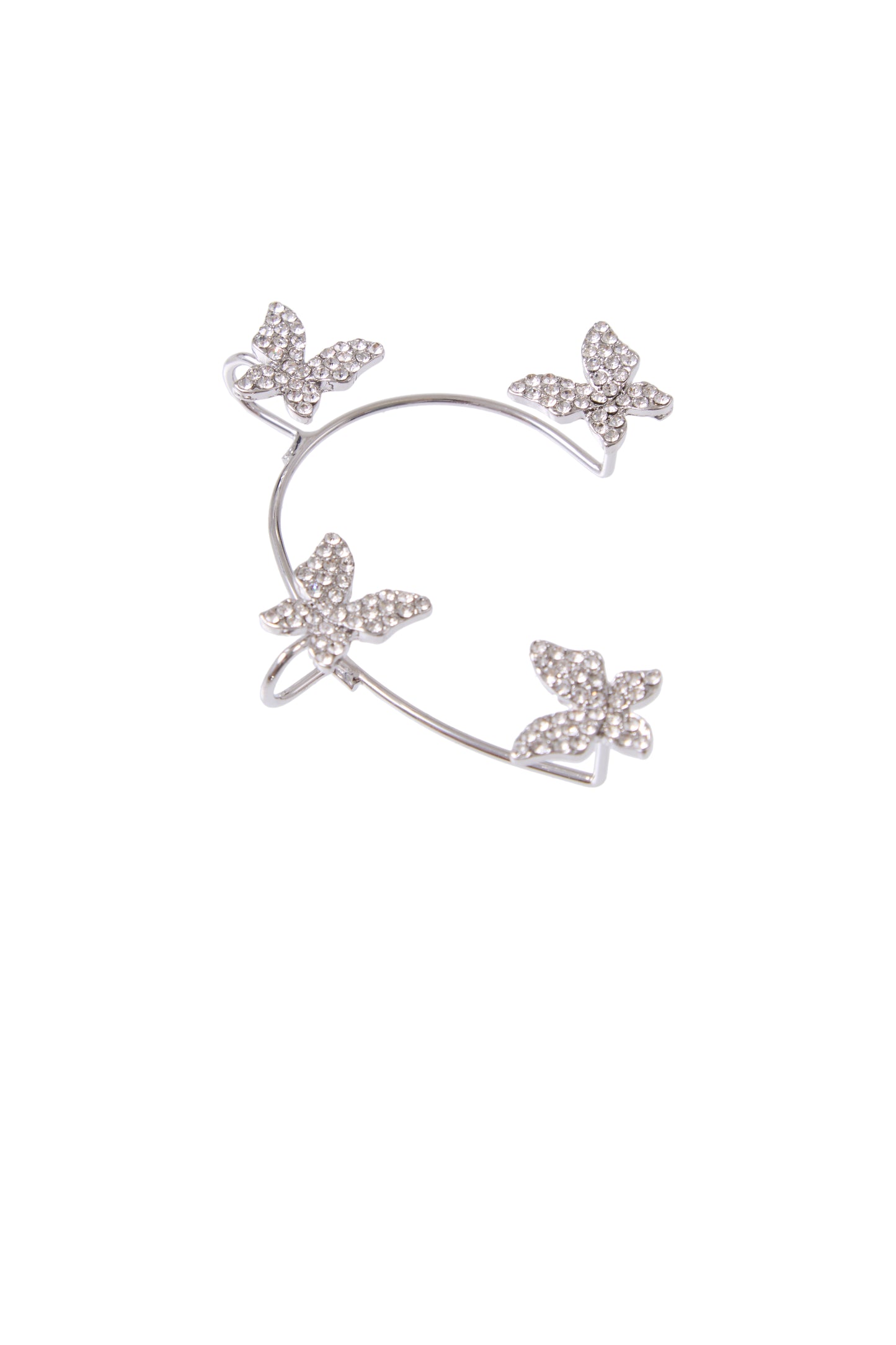 Butterfly ear cuff