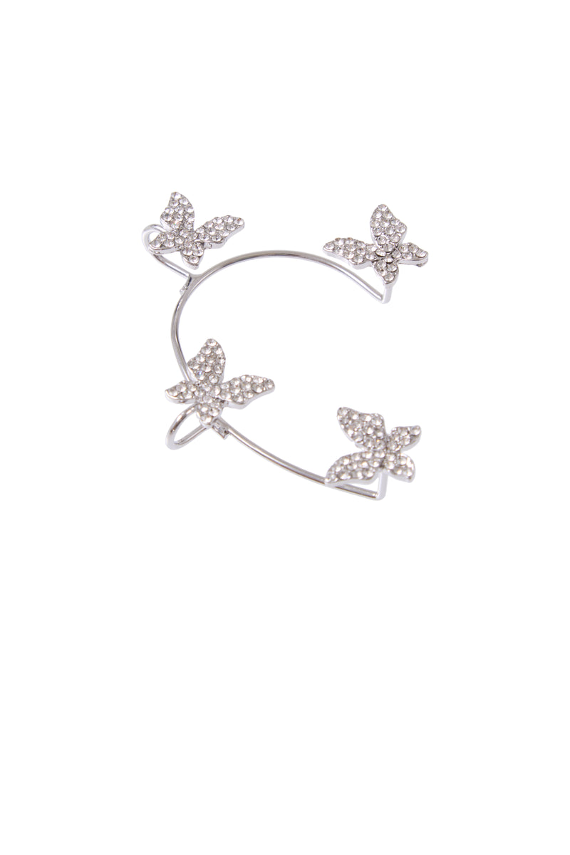 Butterfly ear cuff