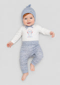 Smart Set (Bodysuit, Pants, Bonnet)