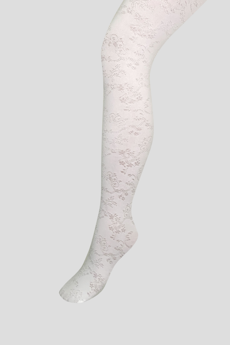 FLORAL Tights, microfiber