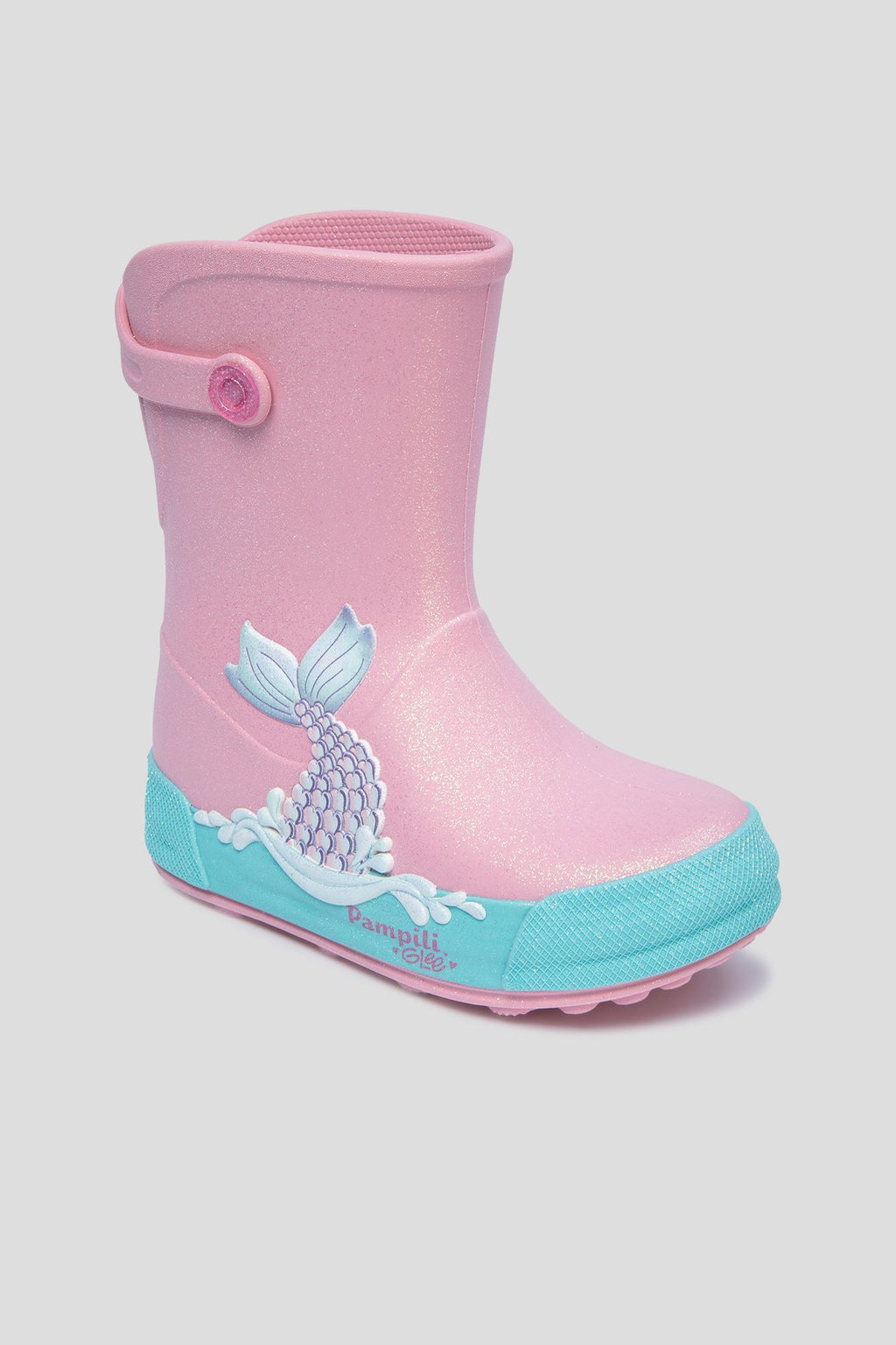 Decorated boots, pink