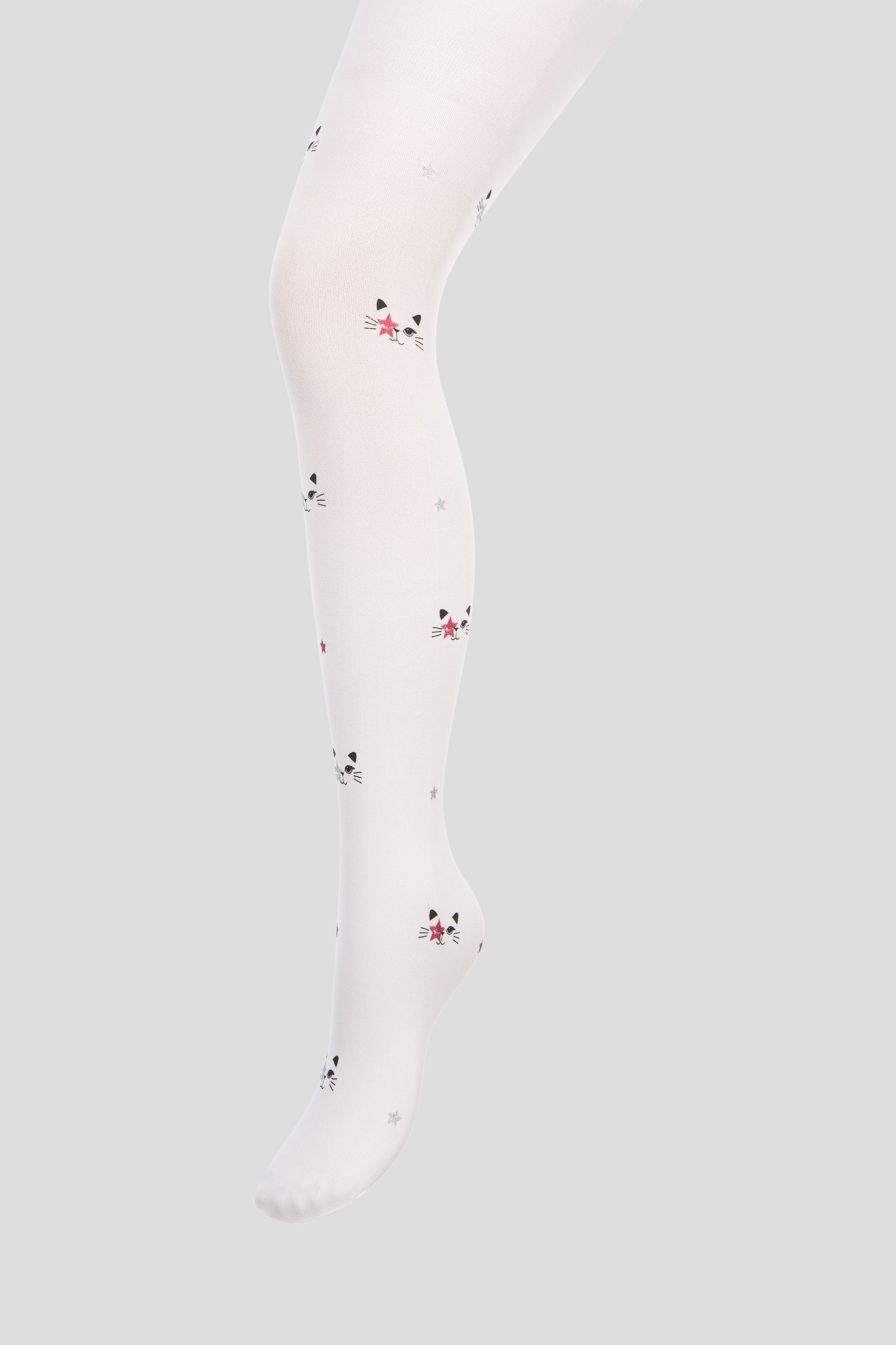Tights CATS, white