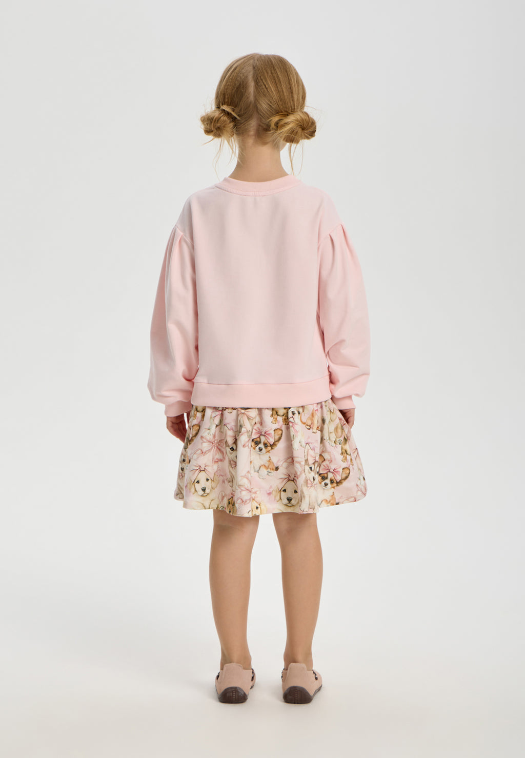 Smart Printed Doggy Dress for girl