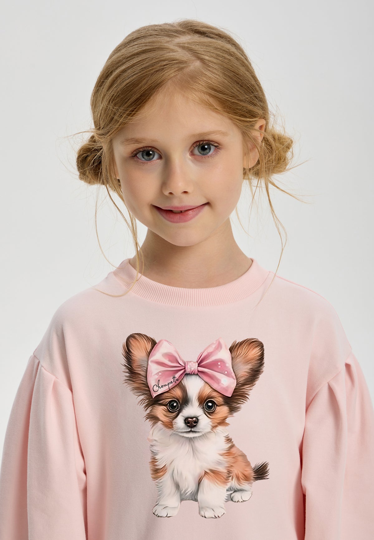 Smart Printed Doggy Dress for girl