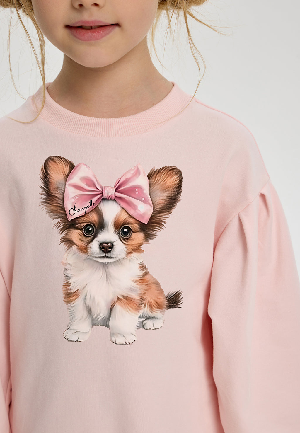 Smart Printed Doggy Dress for girl