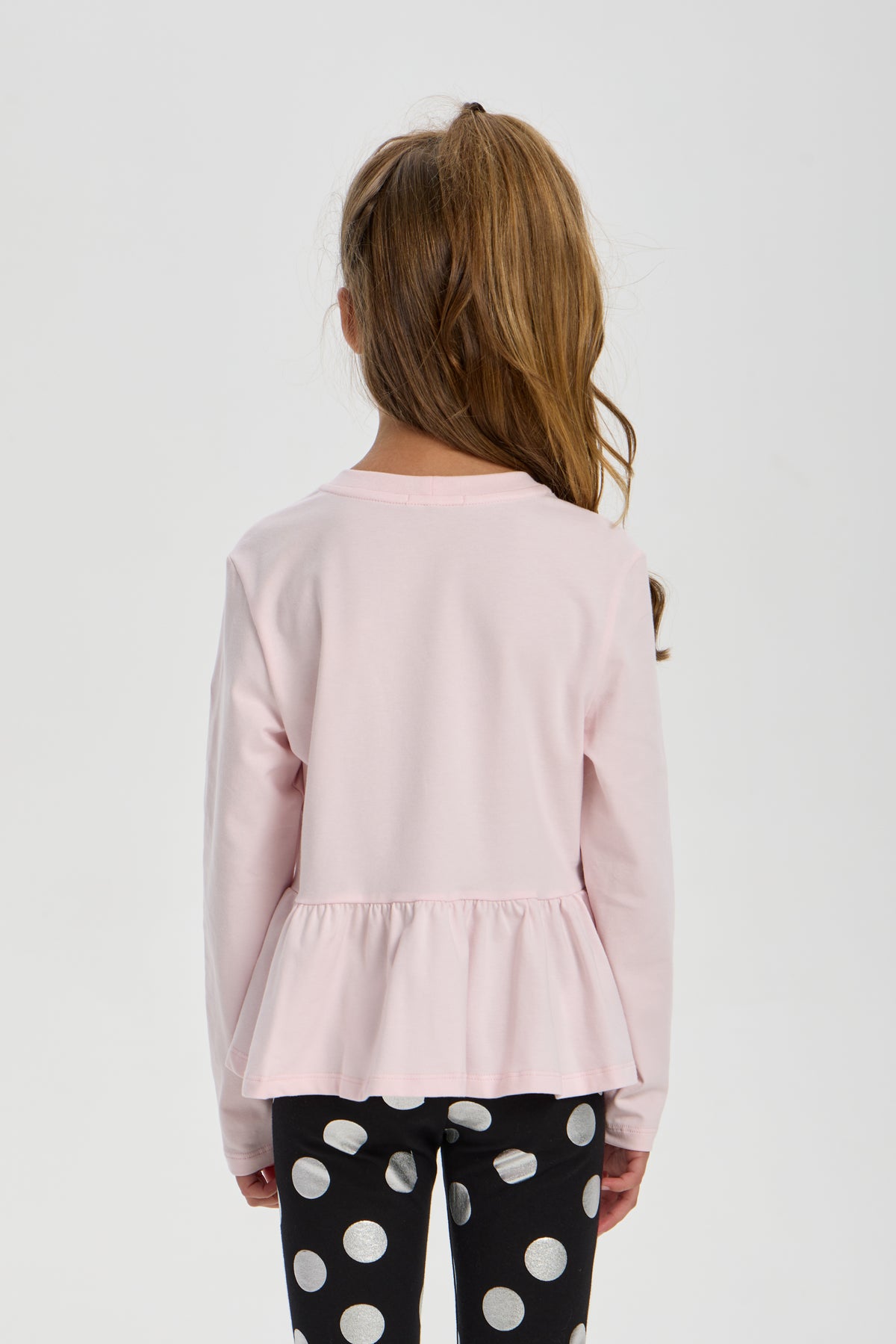 Blouse with Dog Applique for girls