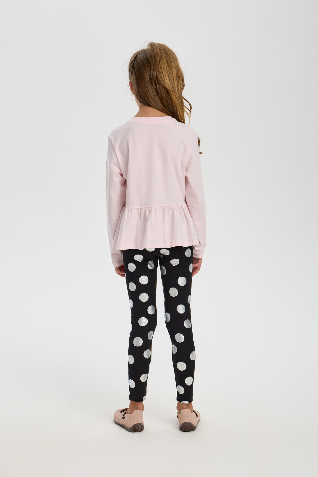 Blouse with Dog Applique for girls