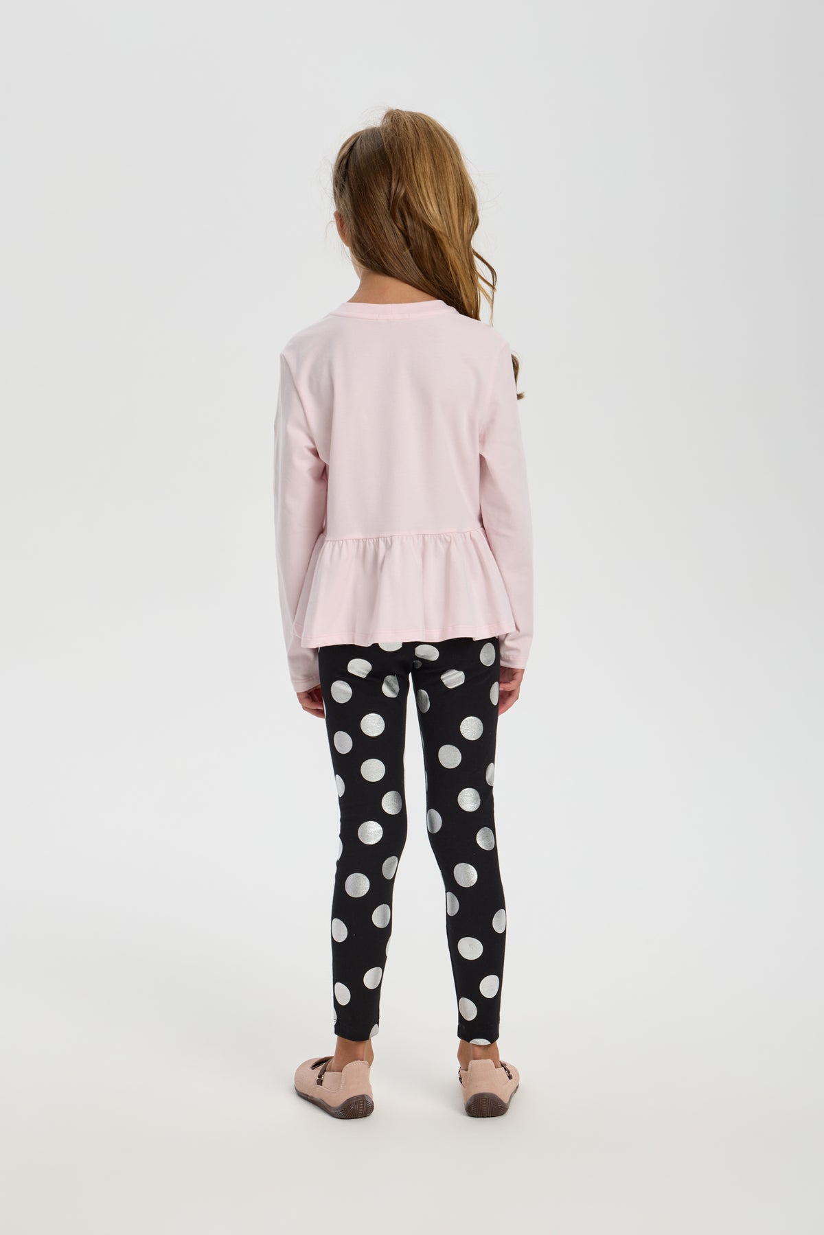Blouse with Dog Applique for girls
