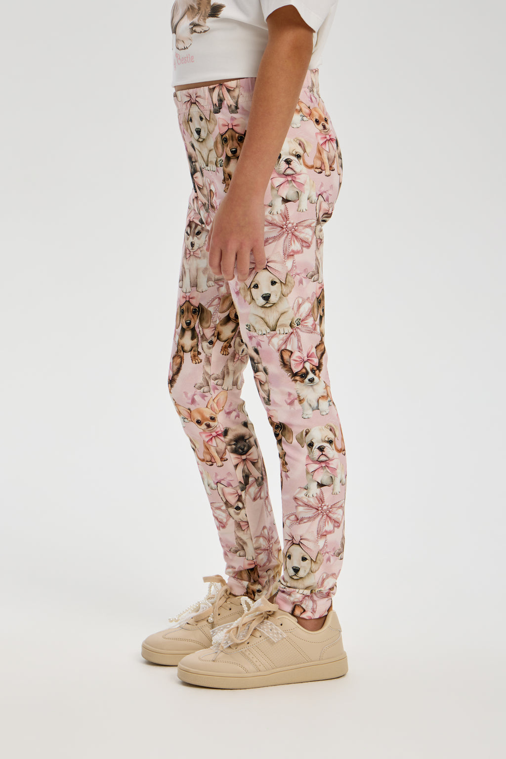 Doggy Printed Cotton Leggings