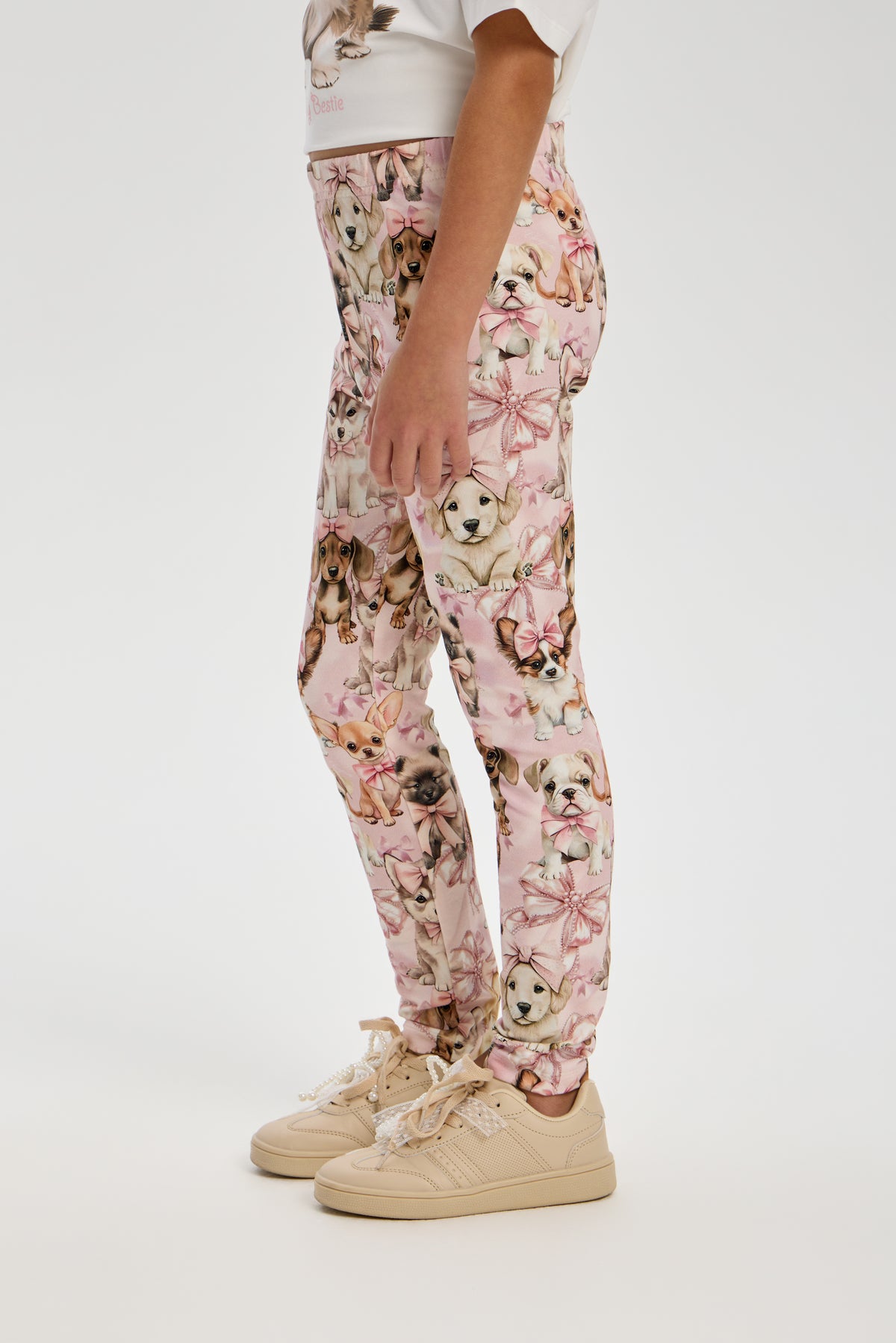 Doggy Printed Cotton Leggings