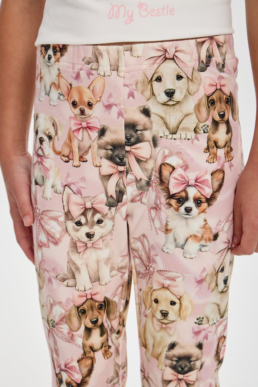 Doggy Printed Cotton Leggings