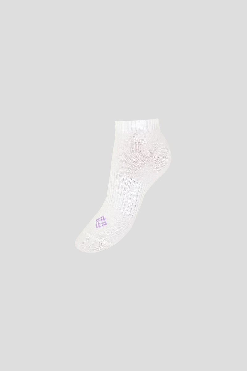 Sport Socks with Purple Logo (2 pairs)