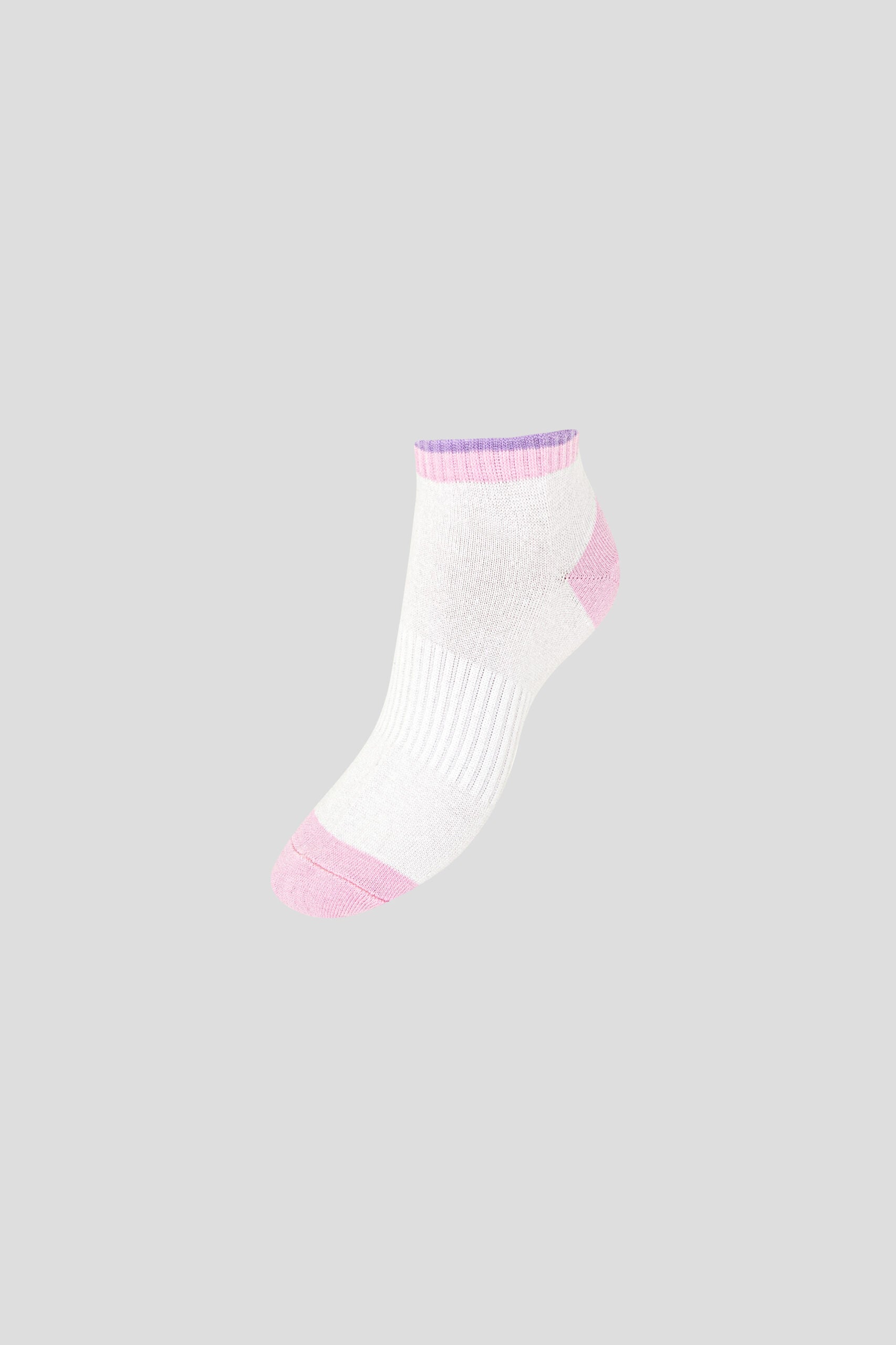 Sport Socks with Purple Logo (2 pairs)