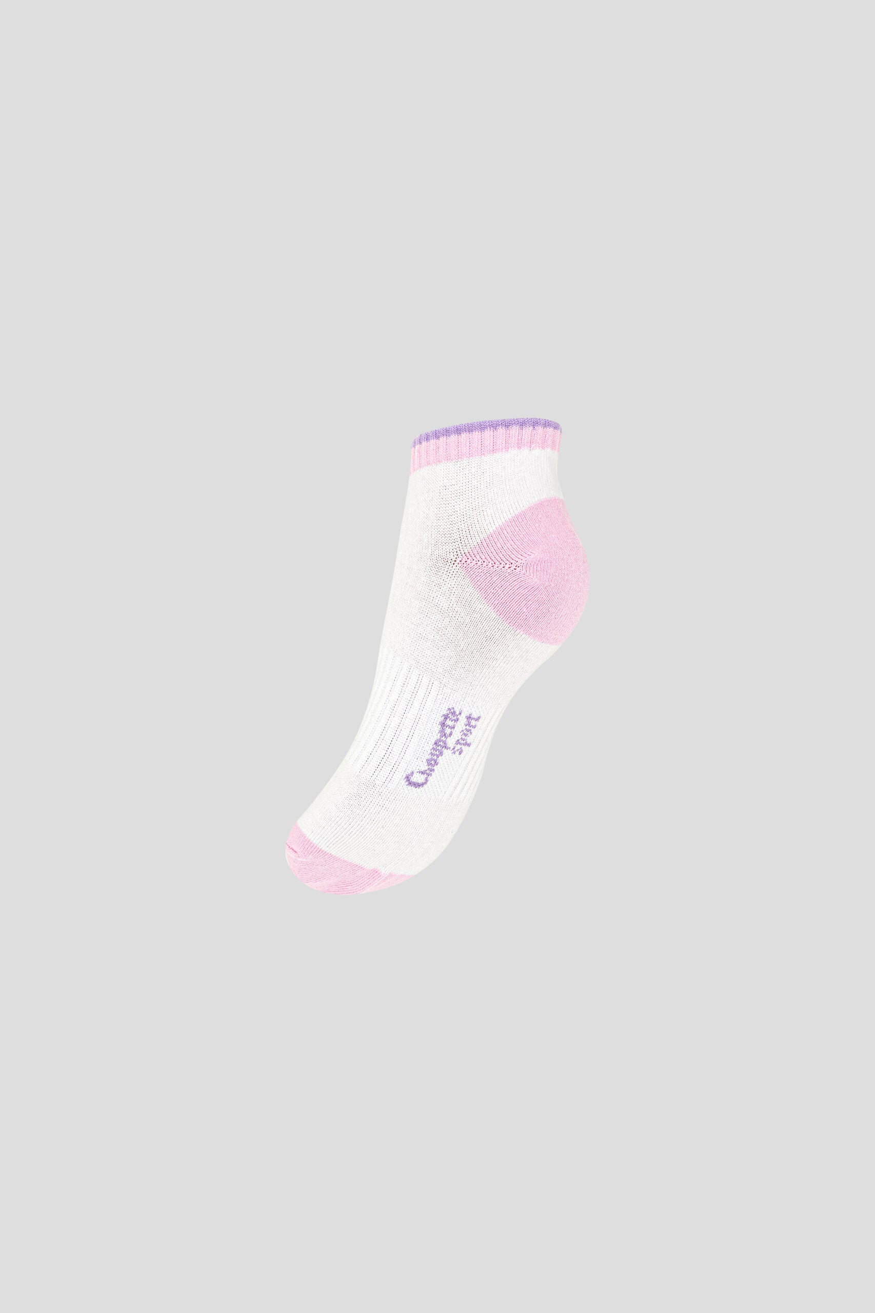 Sport Socks with Purple Logo (2 pairs)