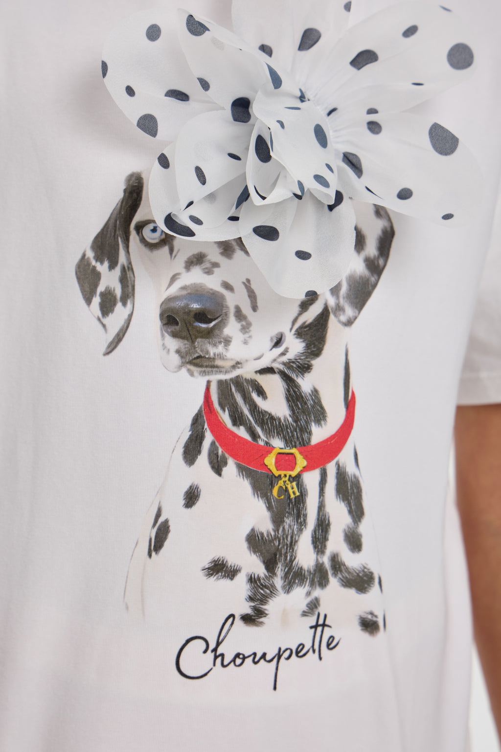 3D Flower Doggy T-shirt for girls