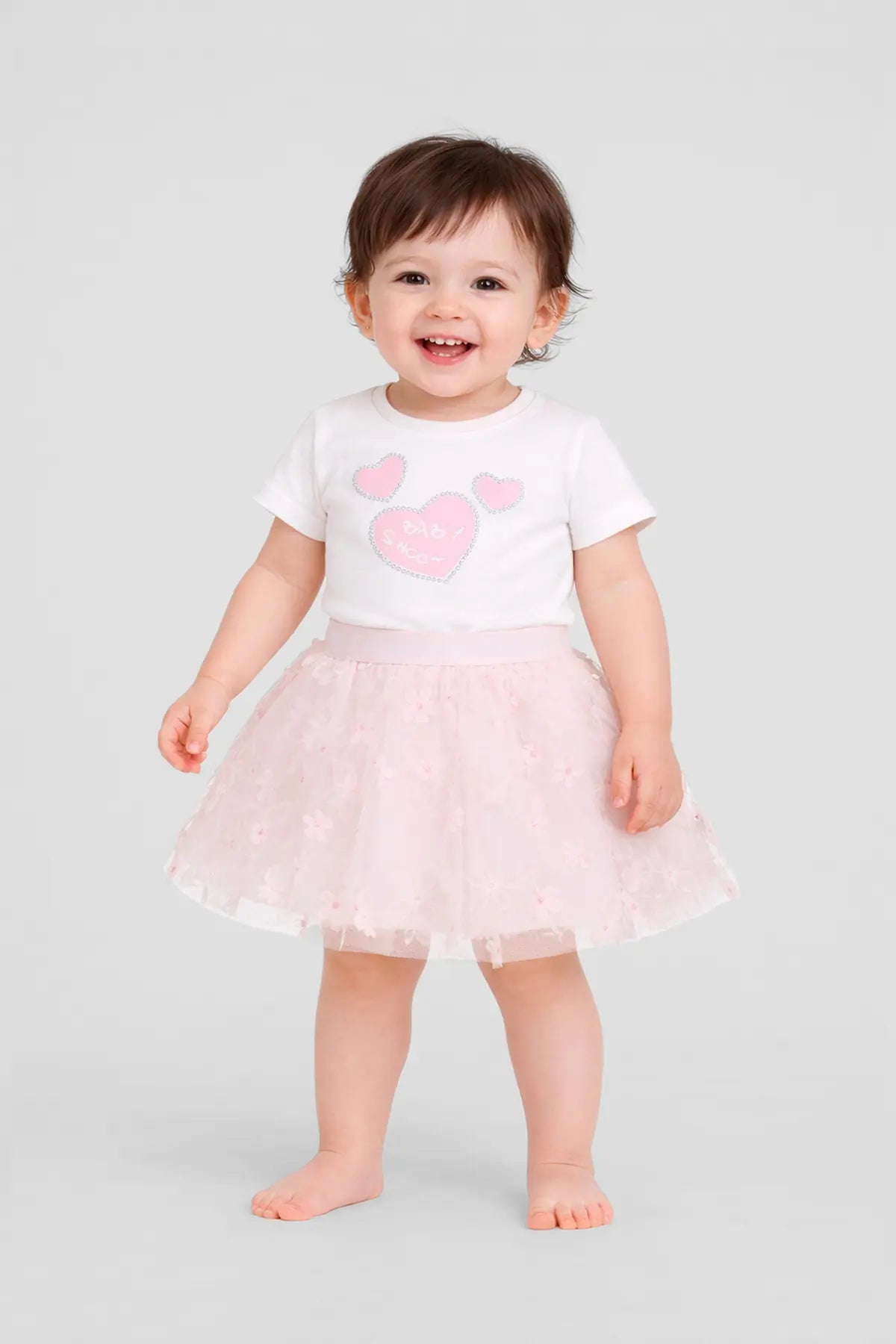 Elegant 3D Flower Lace Tutu Skirt