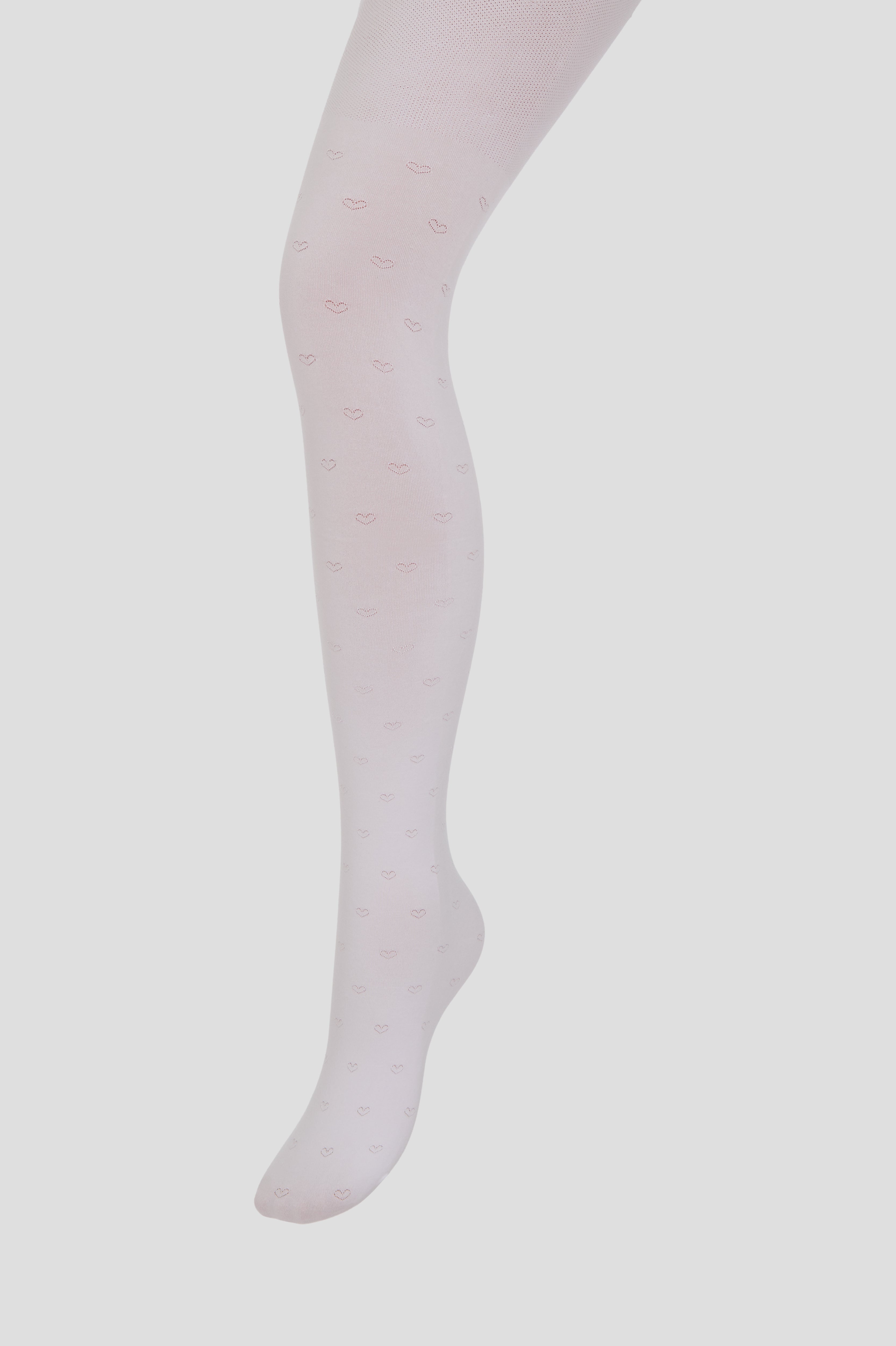 Tights with Hearts, microfiber