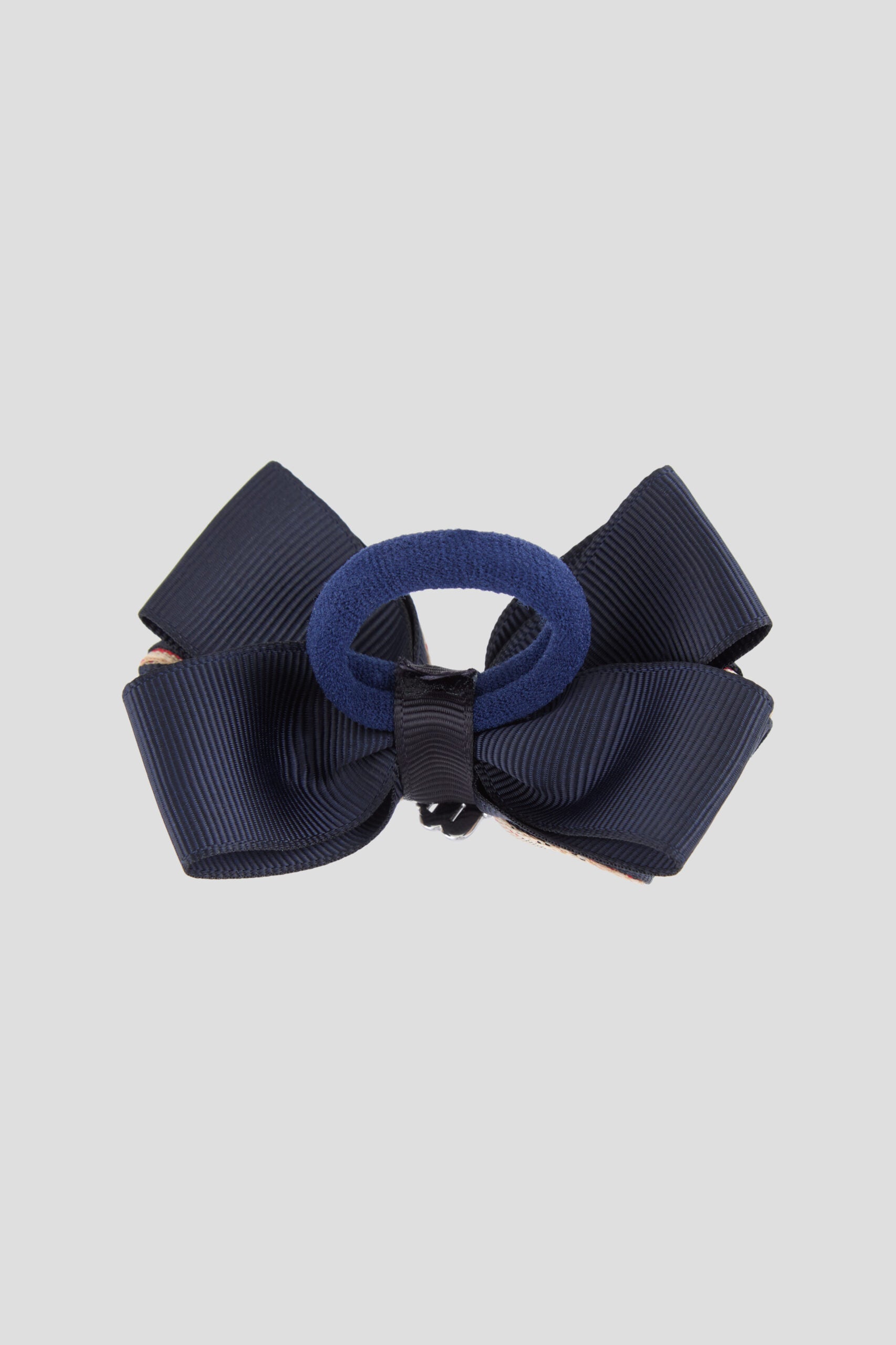 Blue and Checkered Bow hairbands, 2 pcs