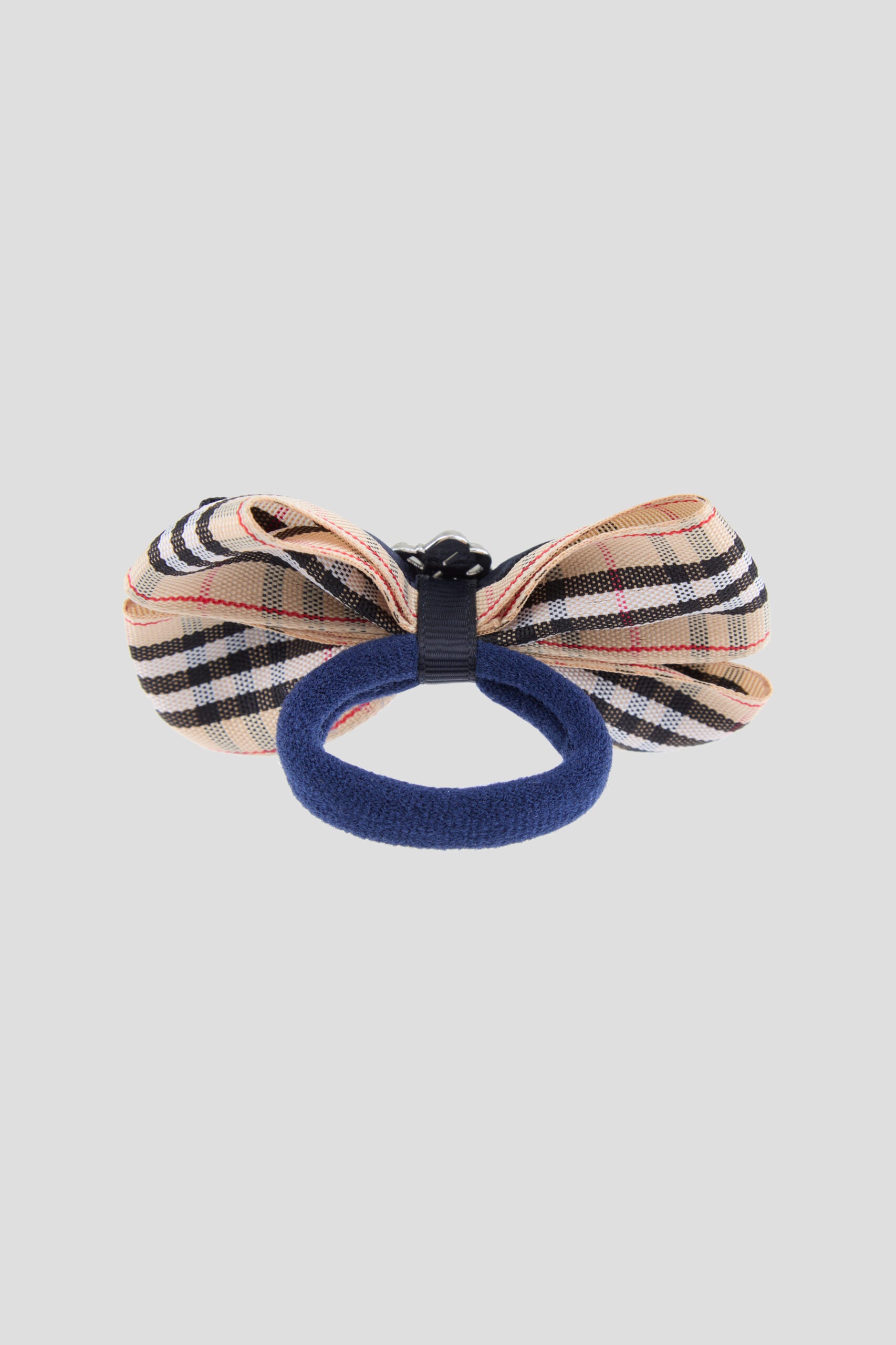 Checkered and Blue Bows Hairbands Accessories, 2 pcs