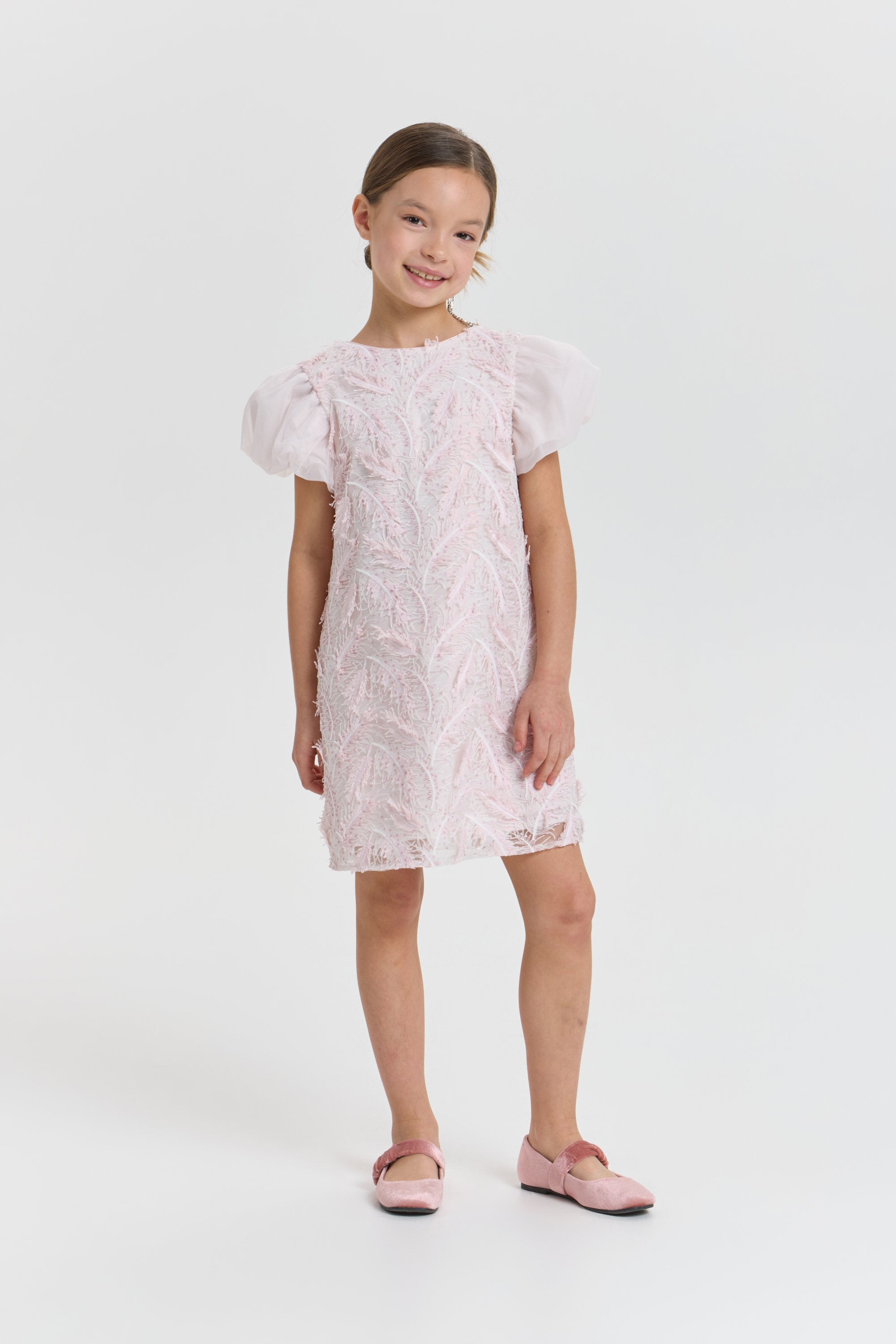 Feather Decorated Dress