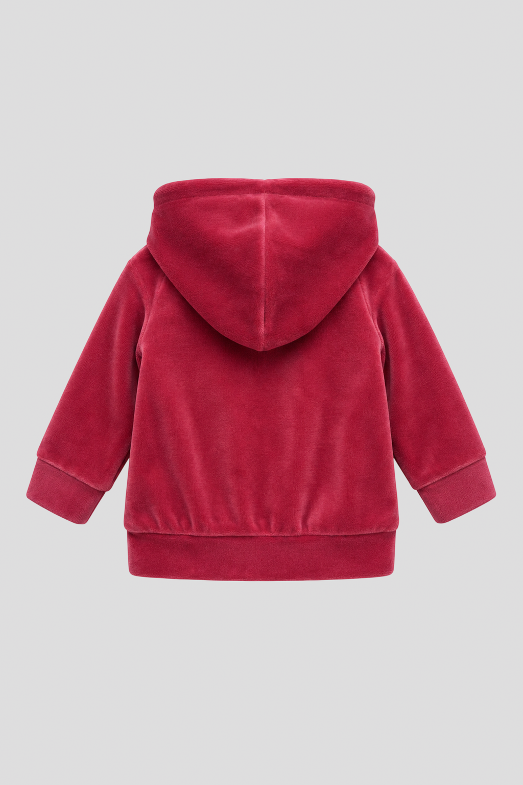 Velour suit (hooded jacket and pants) for baby girl