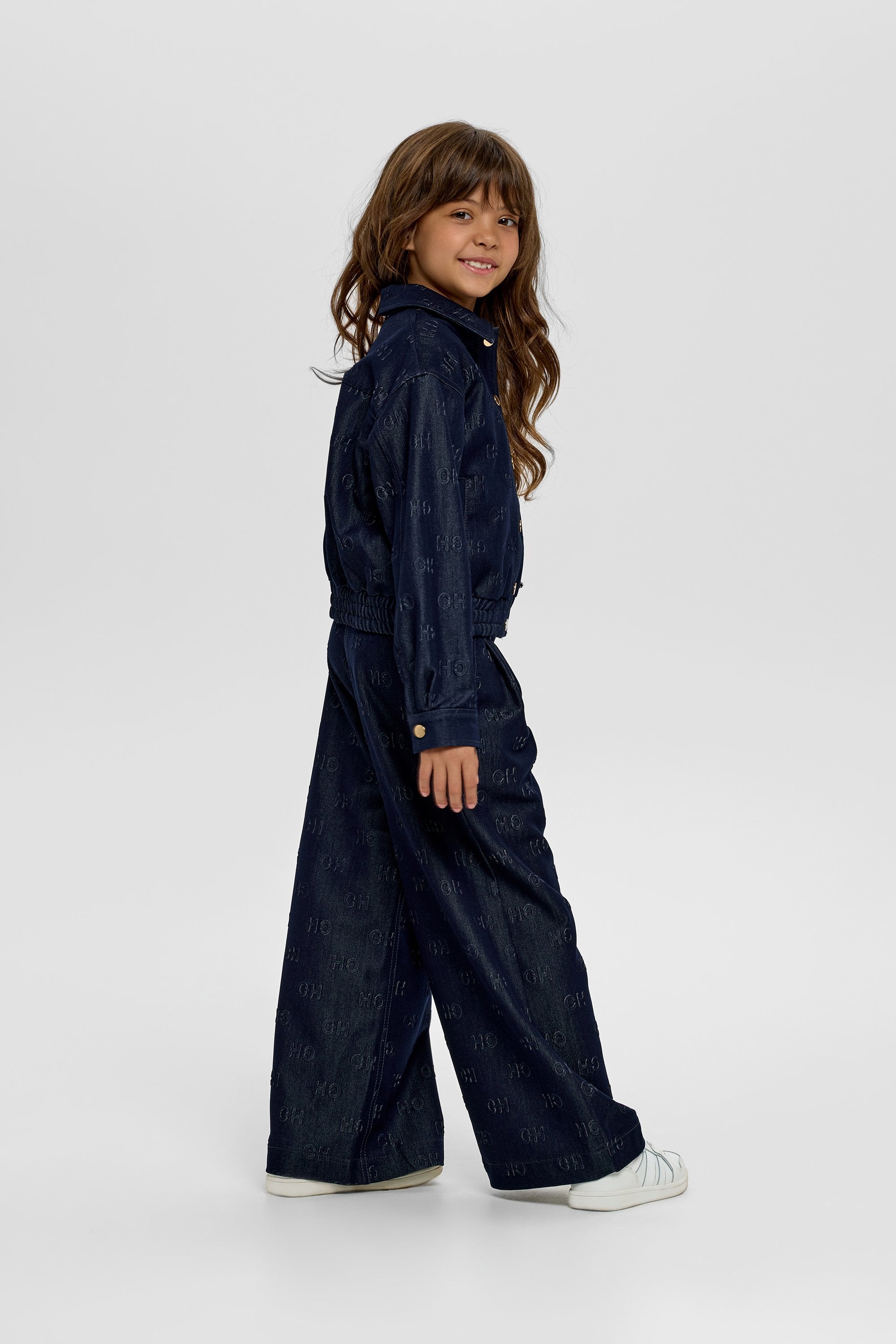 Bomber Jacket, CH branded denim