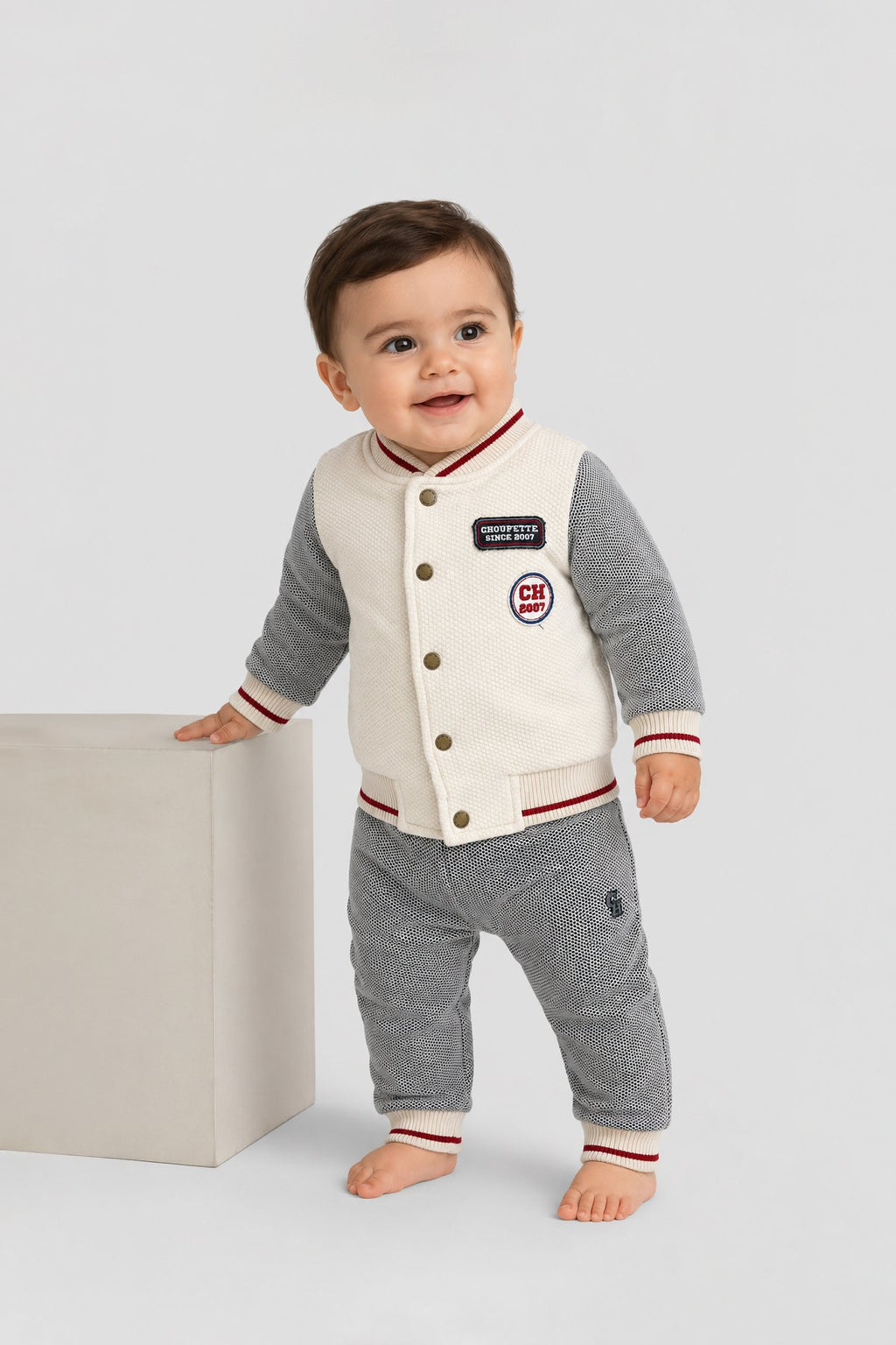Smart Warm Knitted Tracksuit (Jacket and Pants)