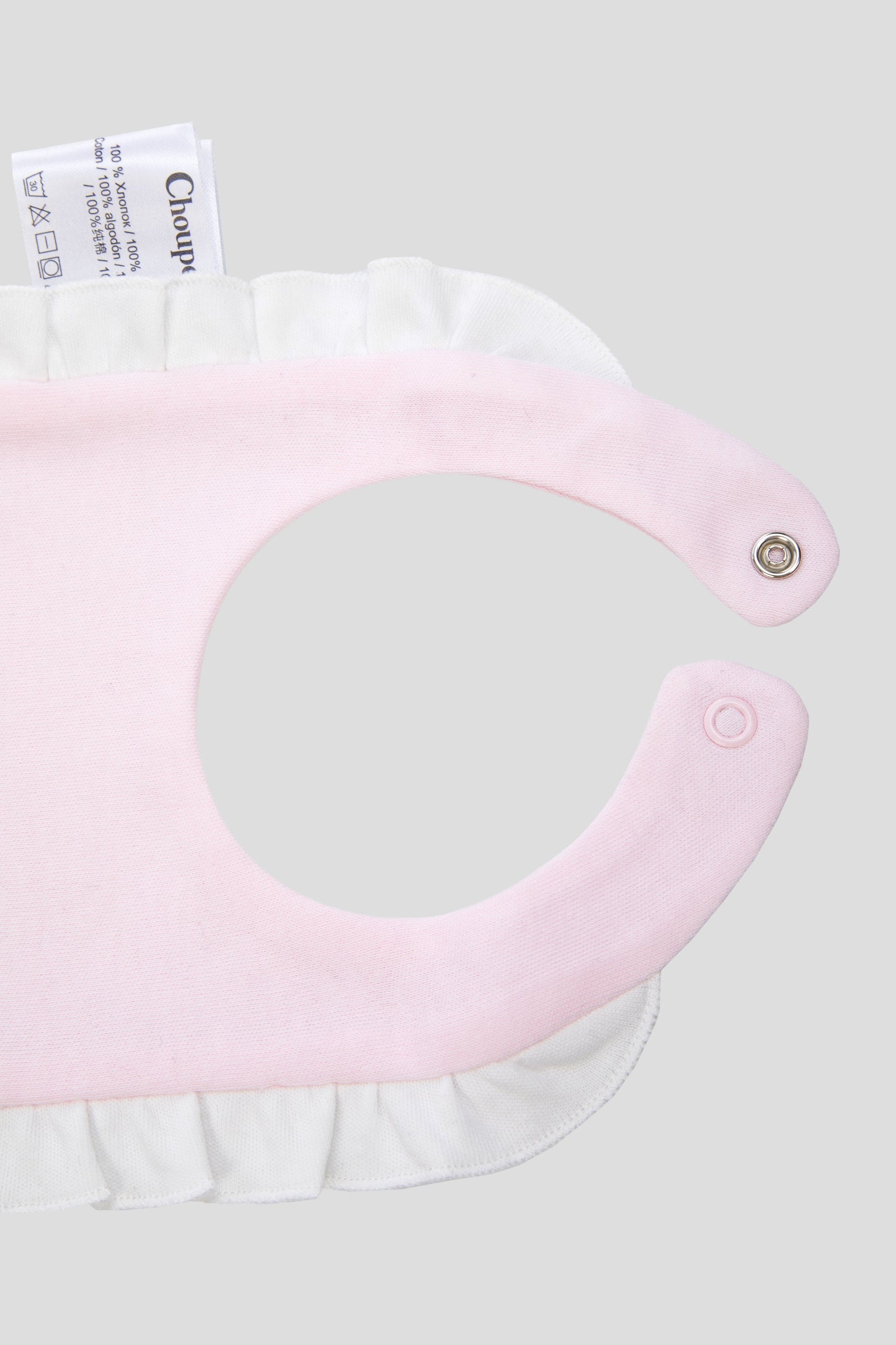 Pink Frilly Bib