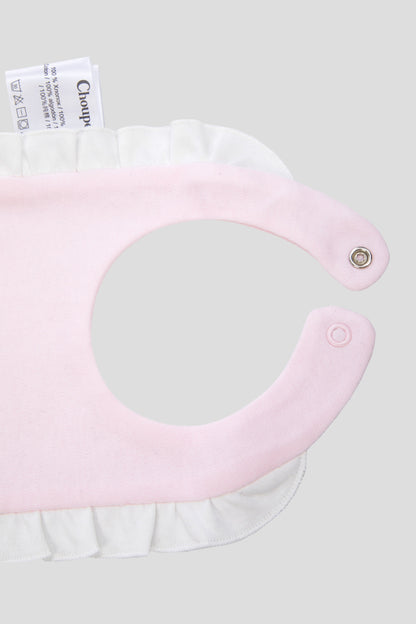 Pink Frilly Bib