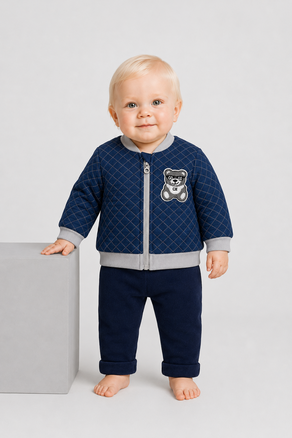 Bomber Jacket Set (jacket and pants) for baby boy
