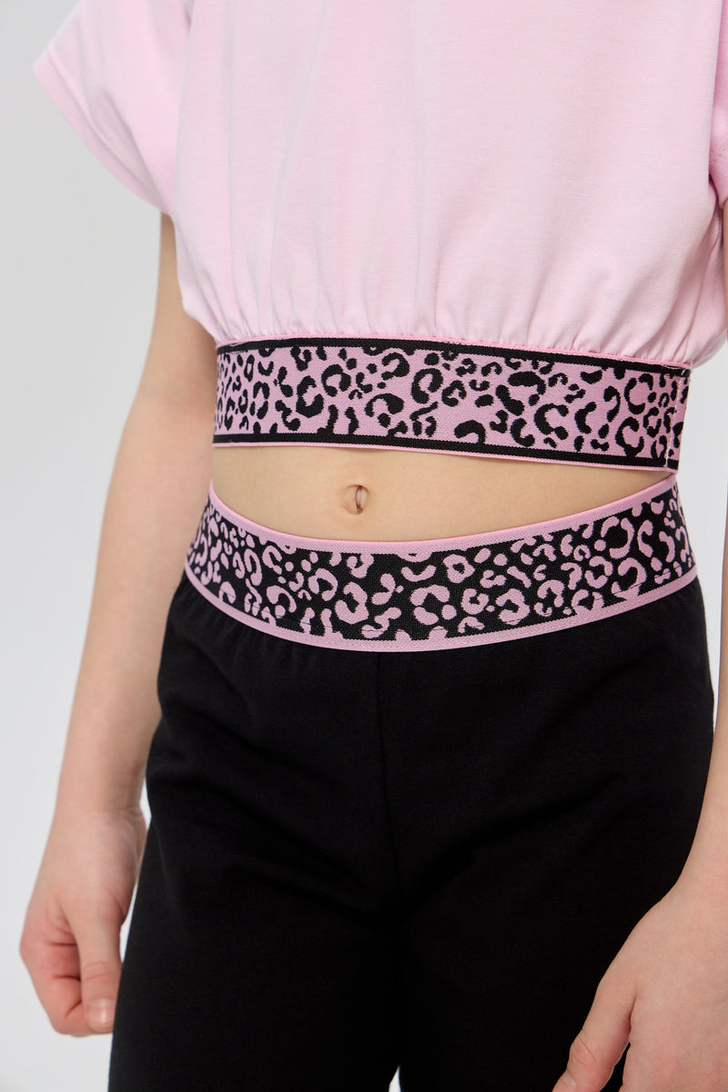 Sports Crop Top, pink