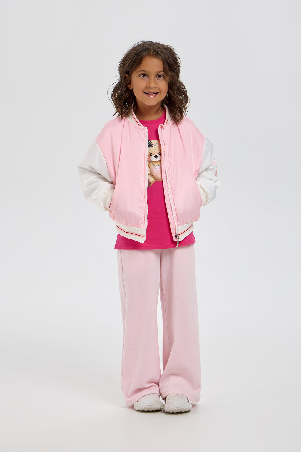 Stylish Pink Bomber Jacket