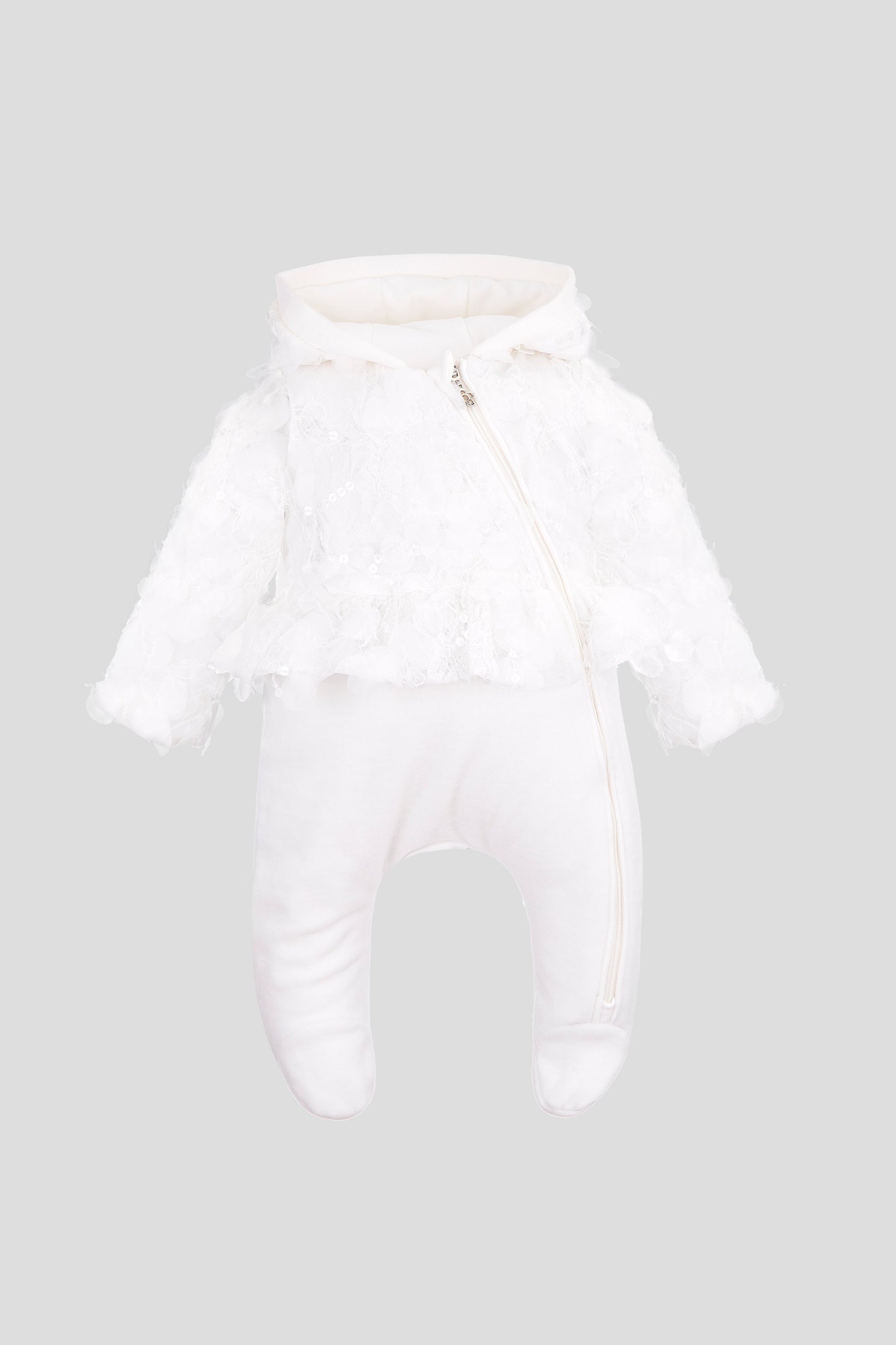 Warmed Lace Velour Overall