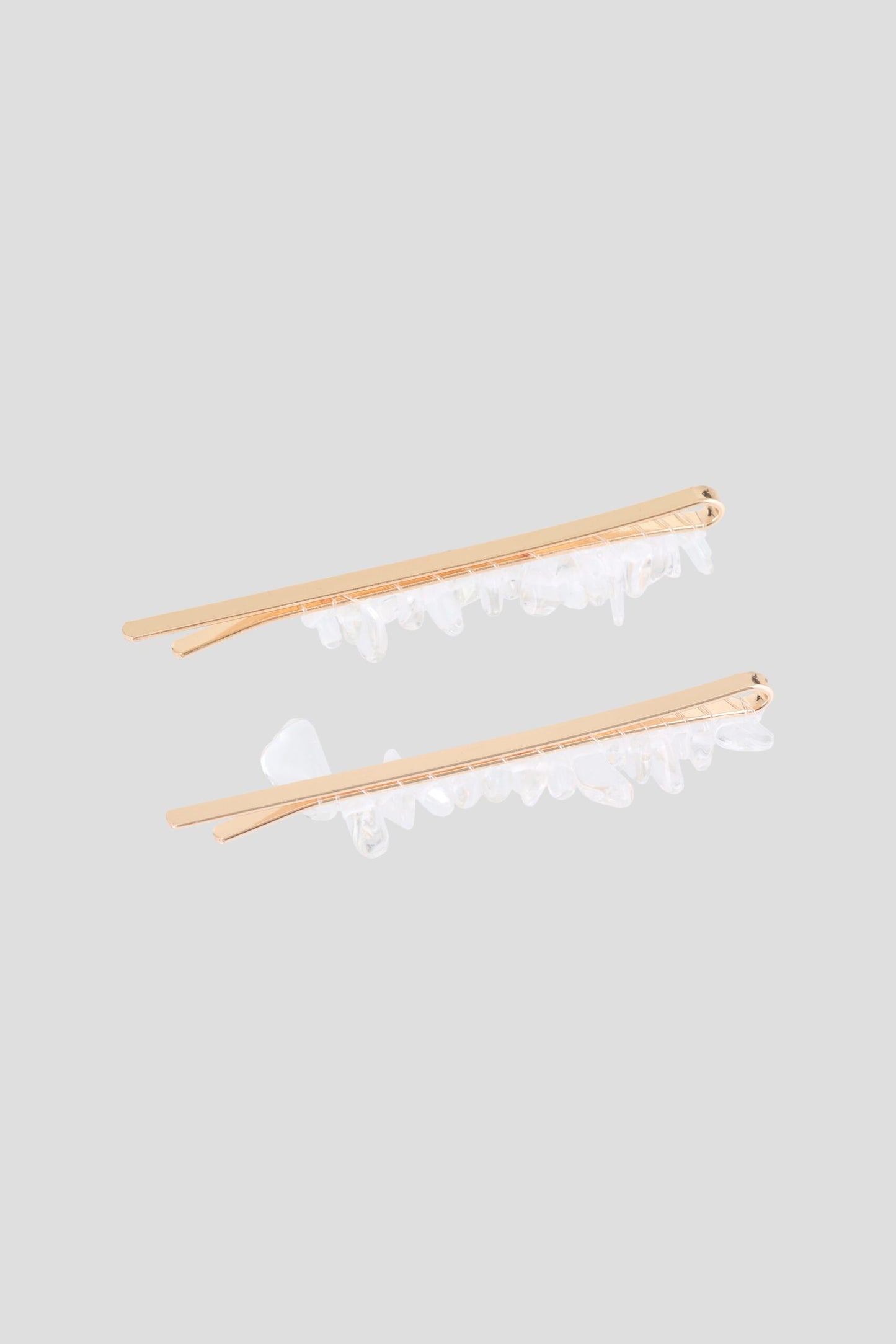 Pair of Crystal Hairpins