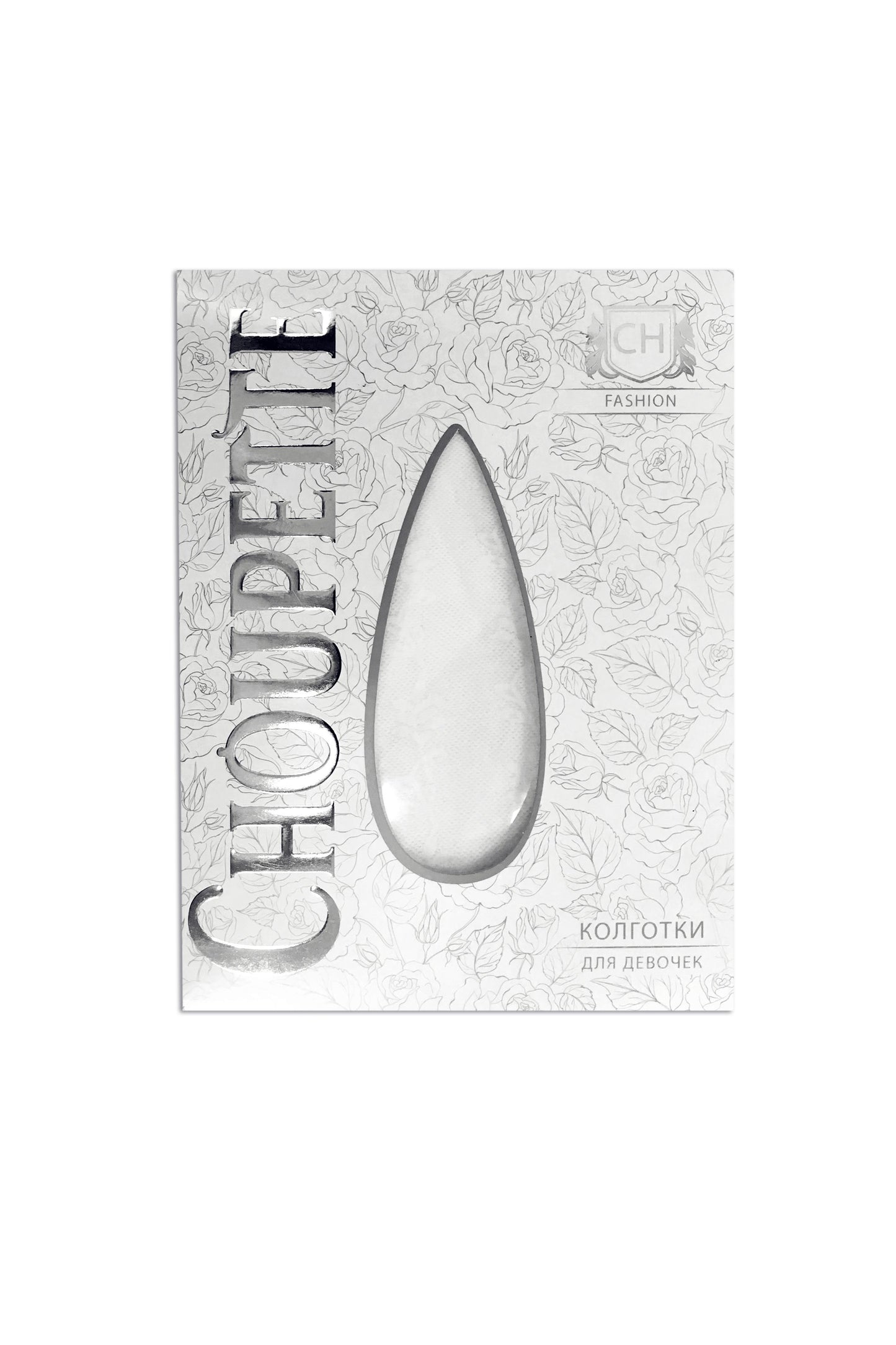 Floral Tights, white