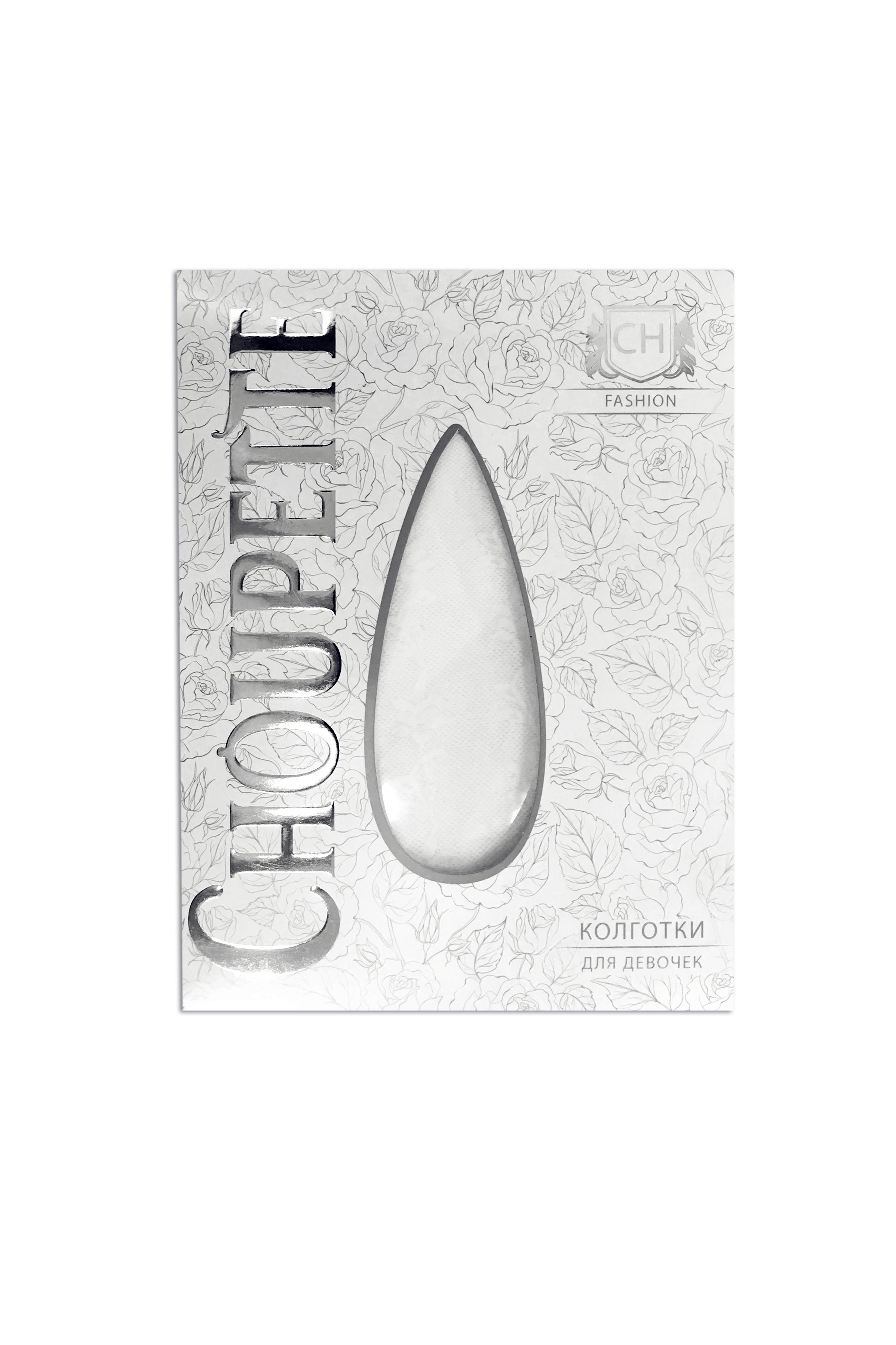 Floral Tights, white