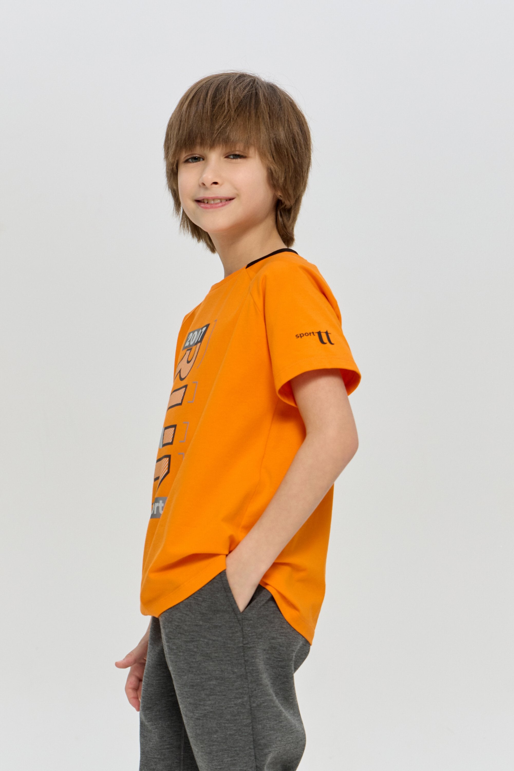 Sports T-shirt with Graphic Print