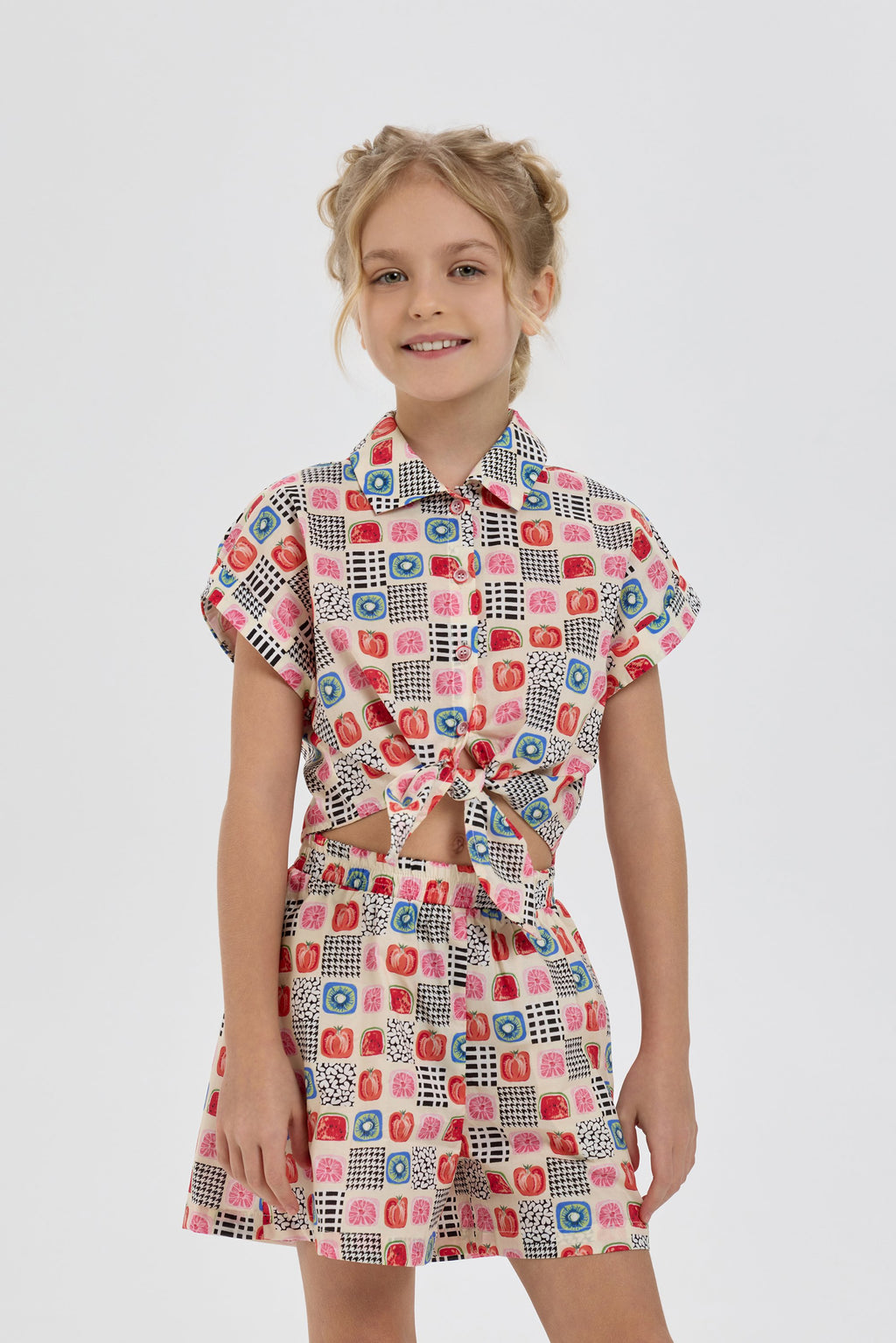 Vibrant Colors Summer Set (Shirt and Shorts)