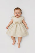 3D Flower Jacquard Dress for baby girl
