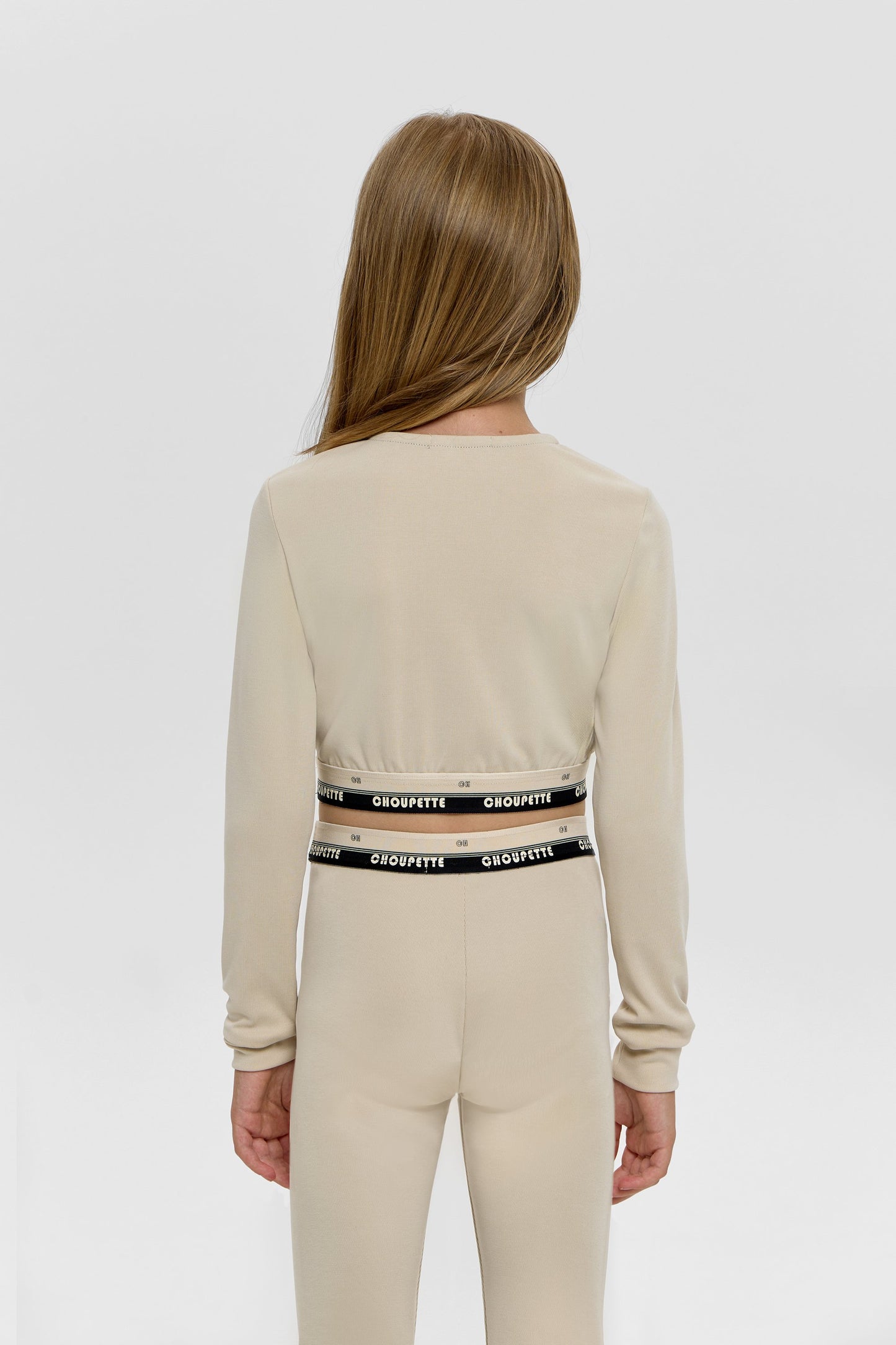 Cropped  LS Tee and legging Set