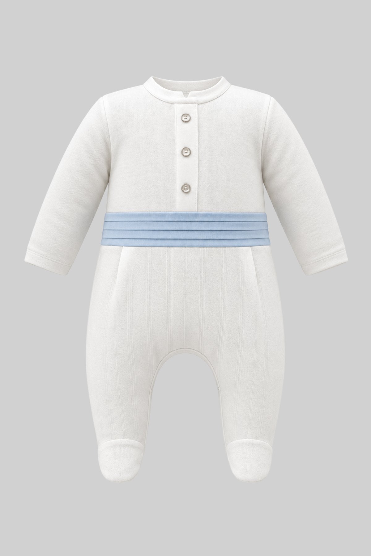 Smart Set (overall & bonnet) for newborn baby boy