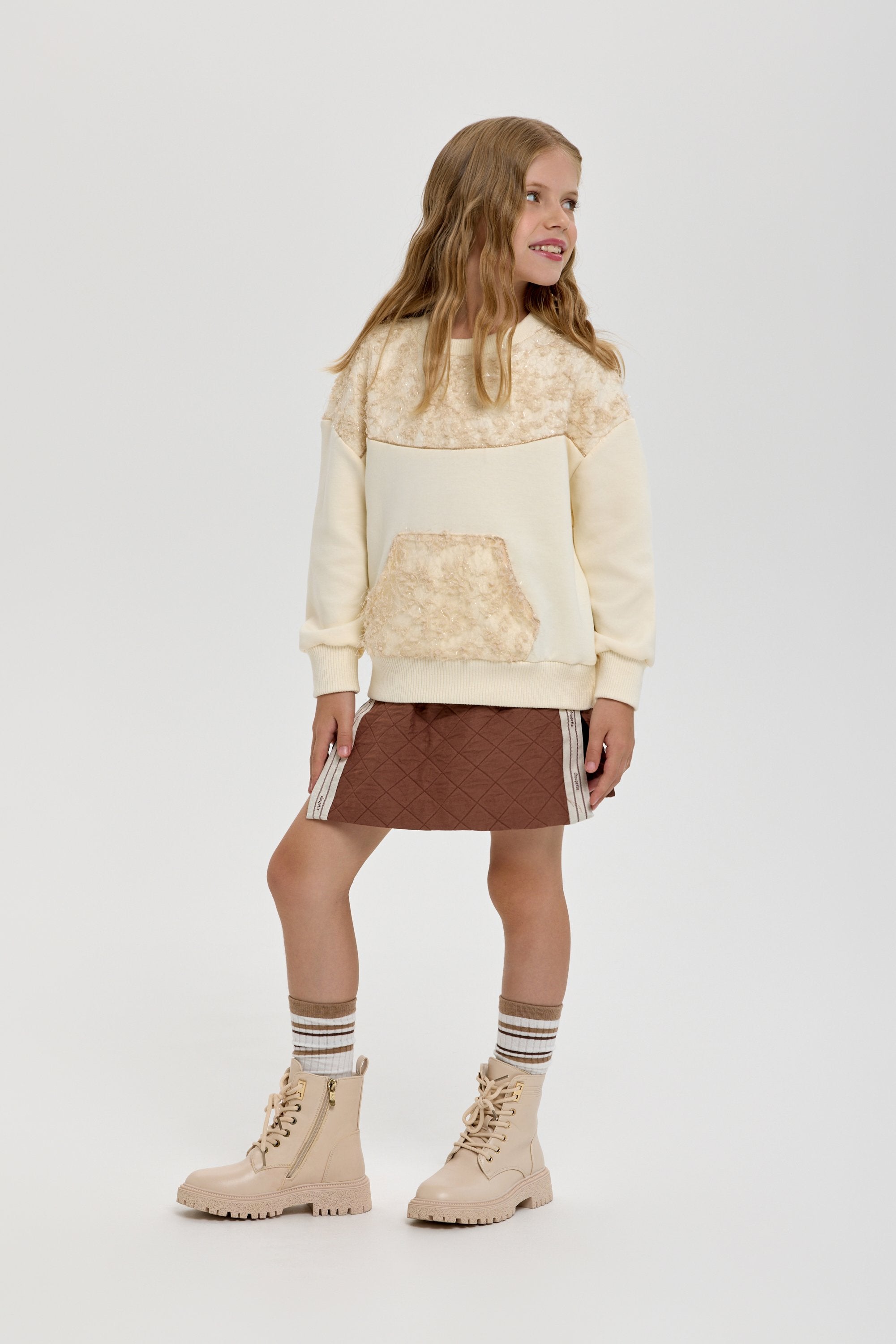 Milky Decorated Sweater