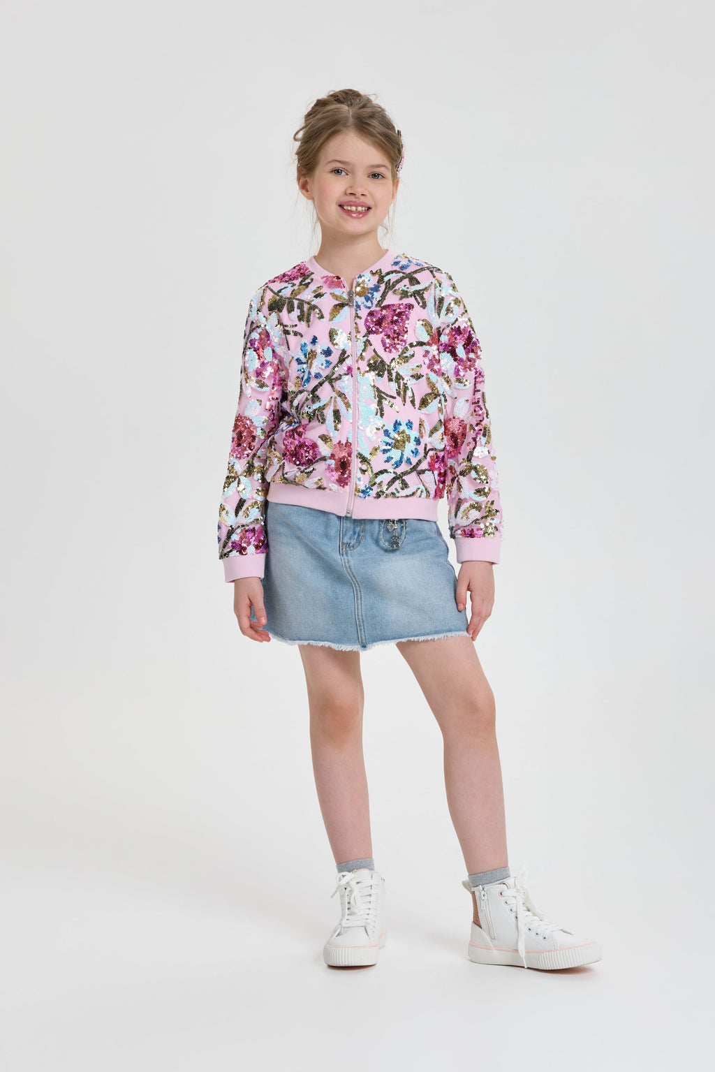 Exquisite Sequins Bomber