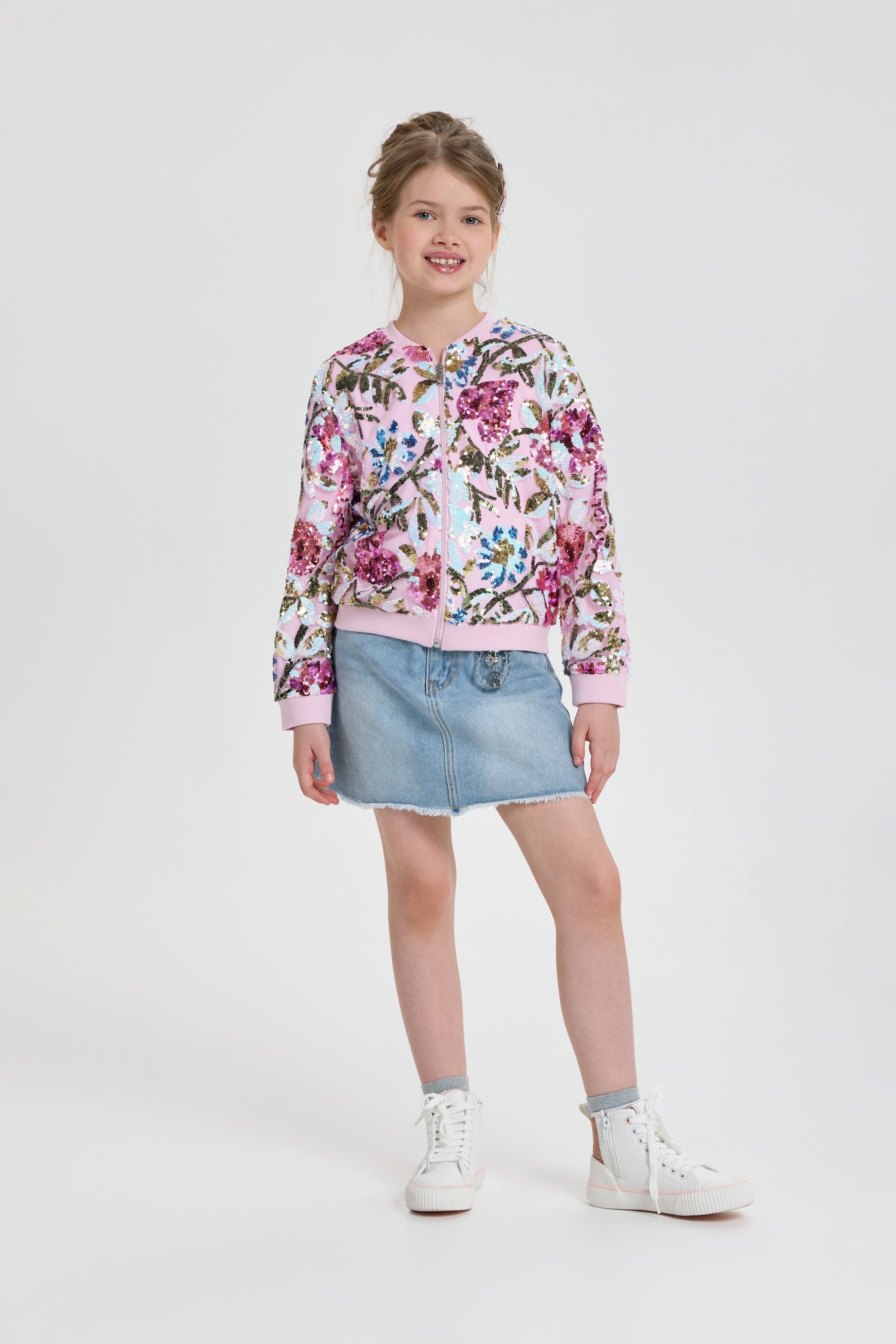 Exquisite Sequins Bomber