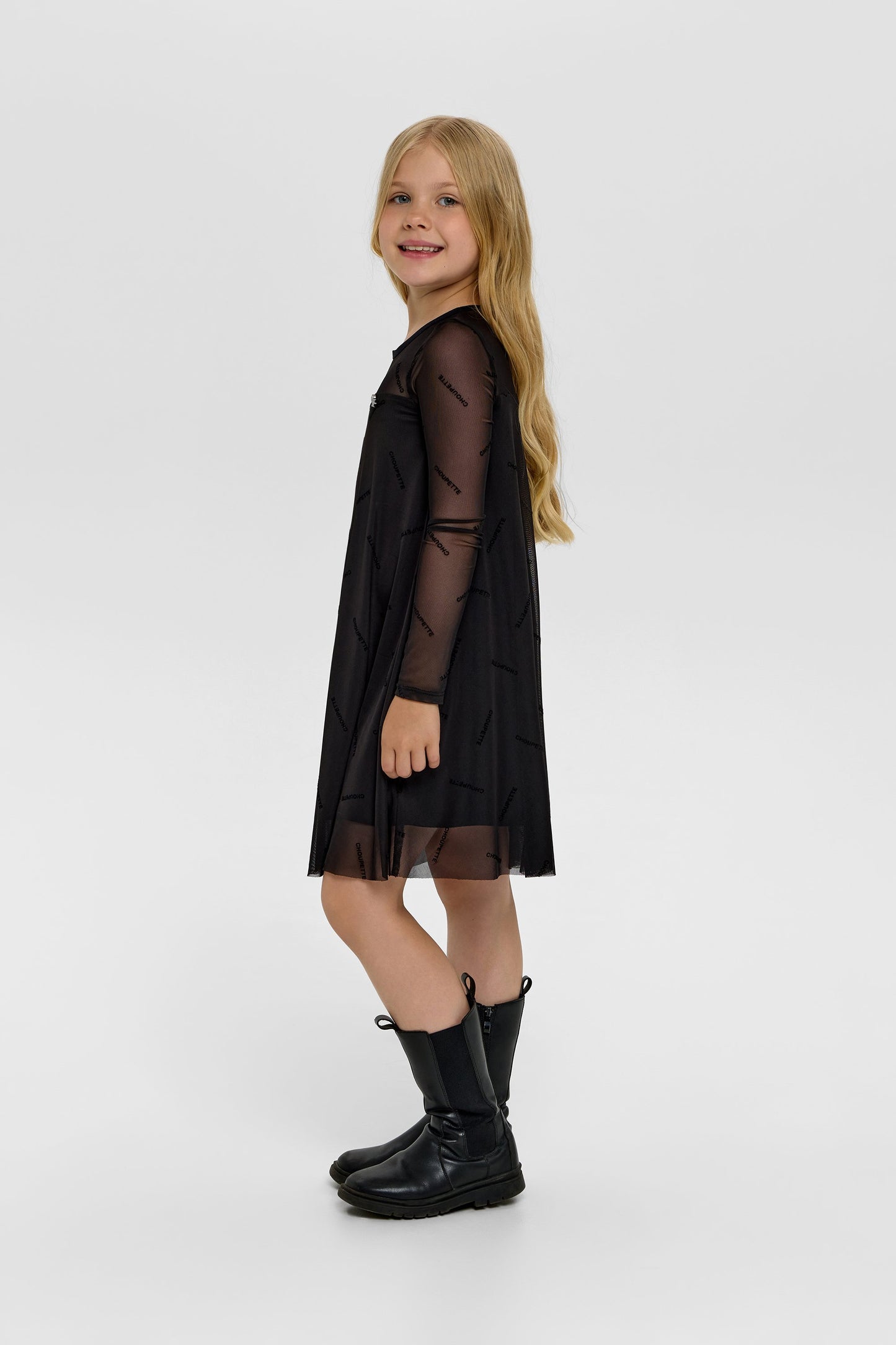 Mesh Branded Dress
